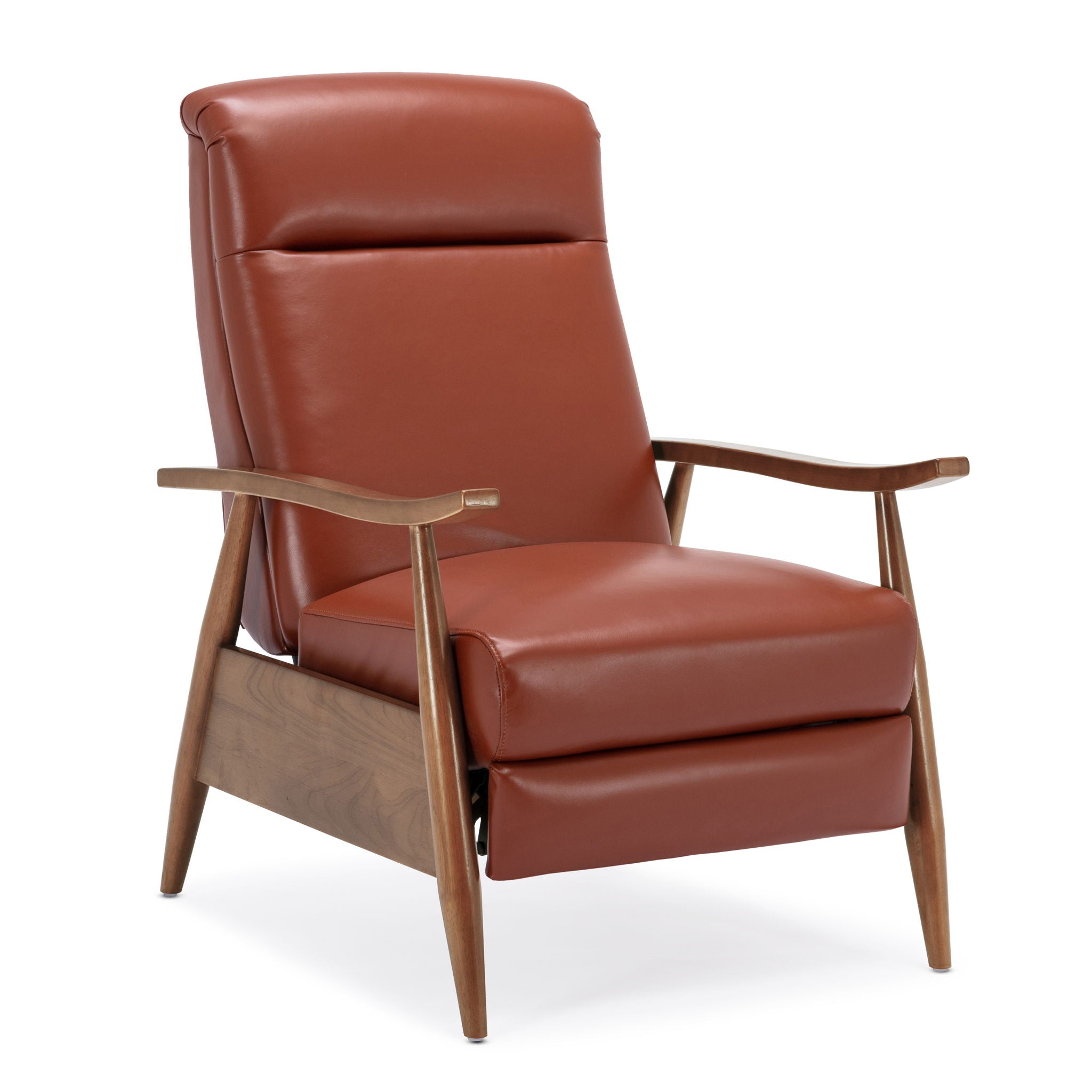 Brixton - Compact Push-Back Recliner Chair with Cushioned Headrest