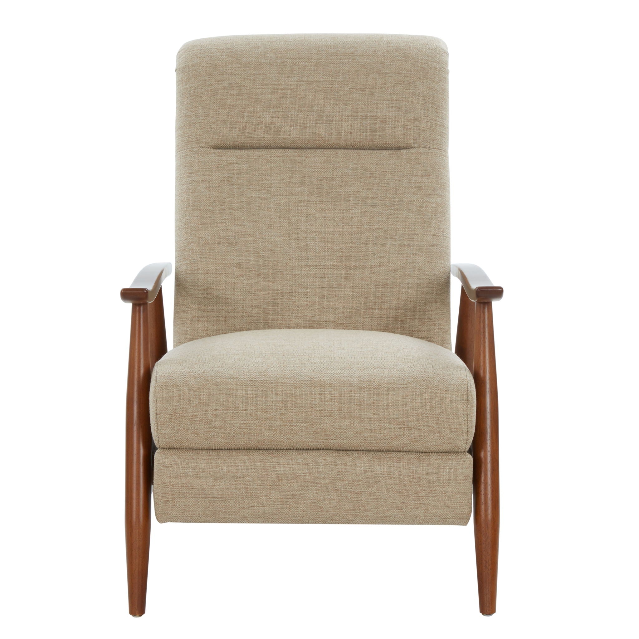 Brixton - Compact Push-Back Recliner Chair with Cushioned Headrest