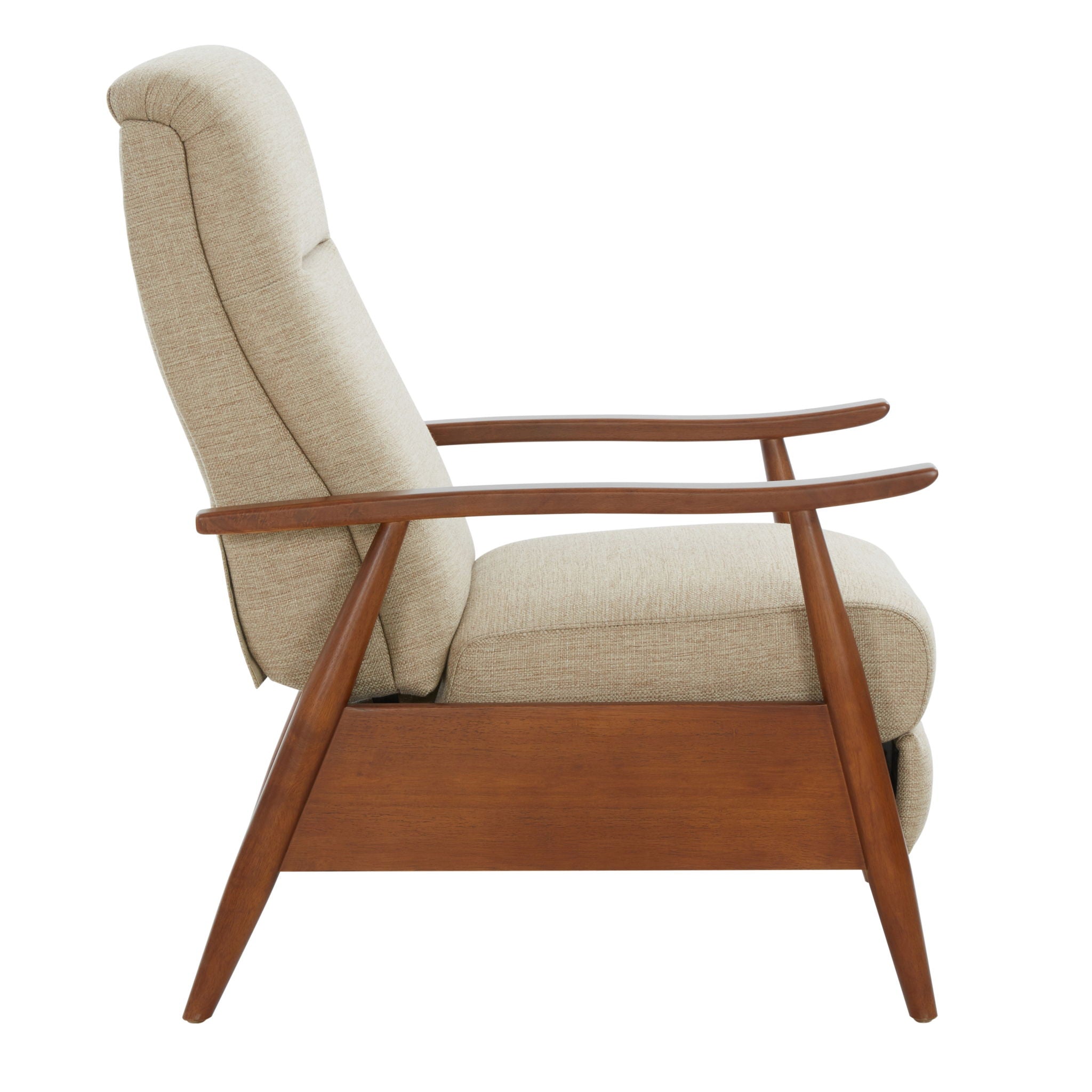 Brixton - Compact Push-Back Recliner Chair with Cushioned Headrest