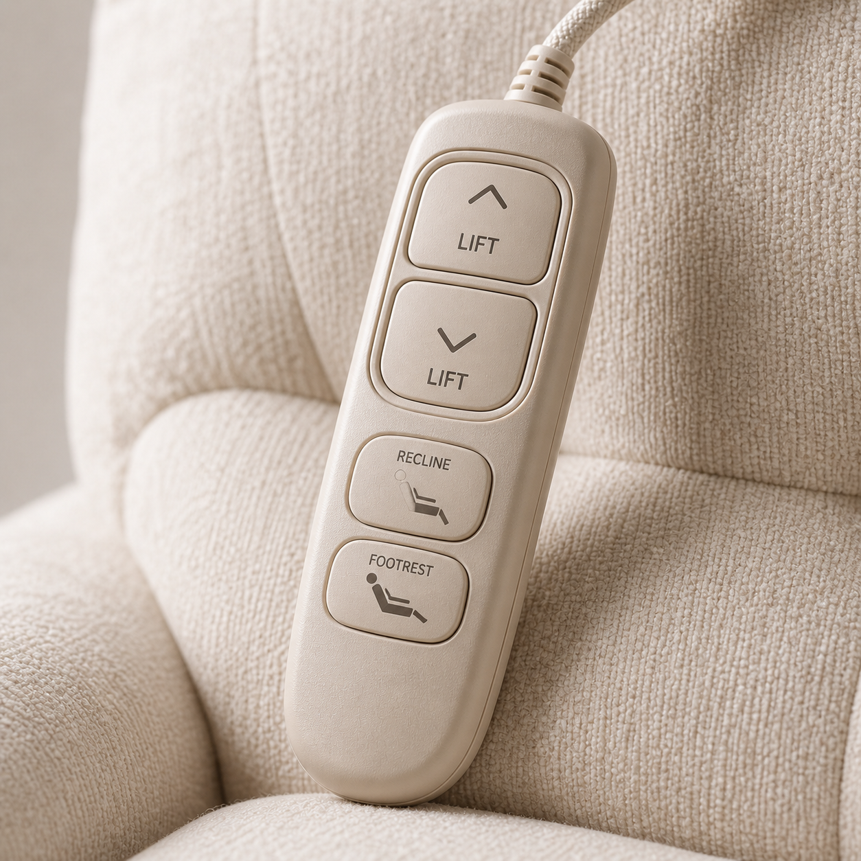 Crestline CR-400 Infinite Position Power Lift Recliner — Beige