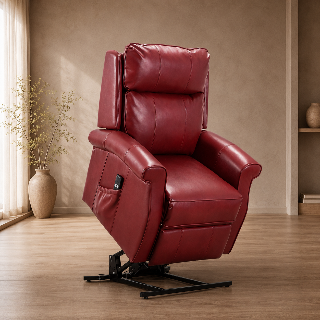 Easton - Electric Power Lift Recliner Chair with Heavy-Duty 350 lb Support