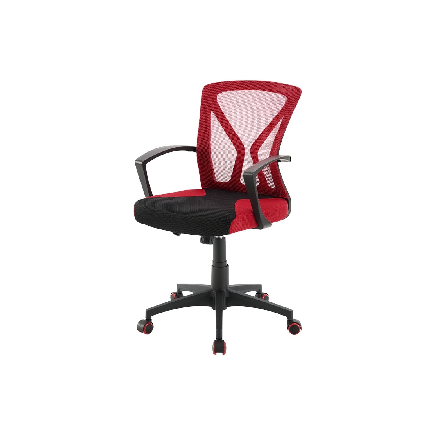 Adjustable Height Swivel Office Chair - Black