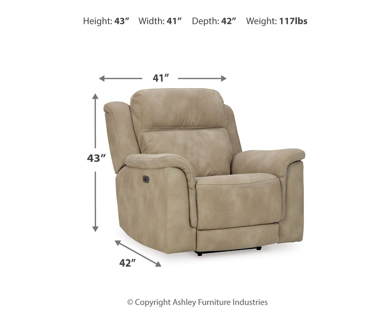 Calder Zero Gravity Power Recliner – view 8