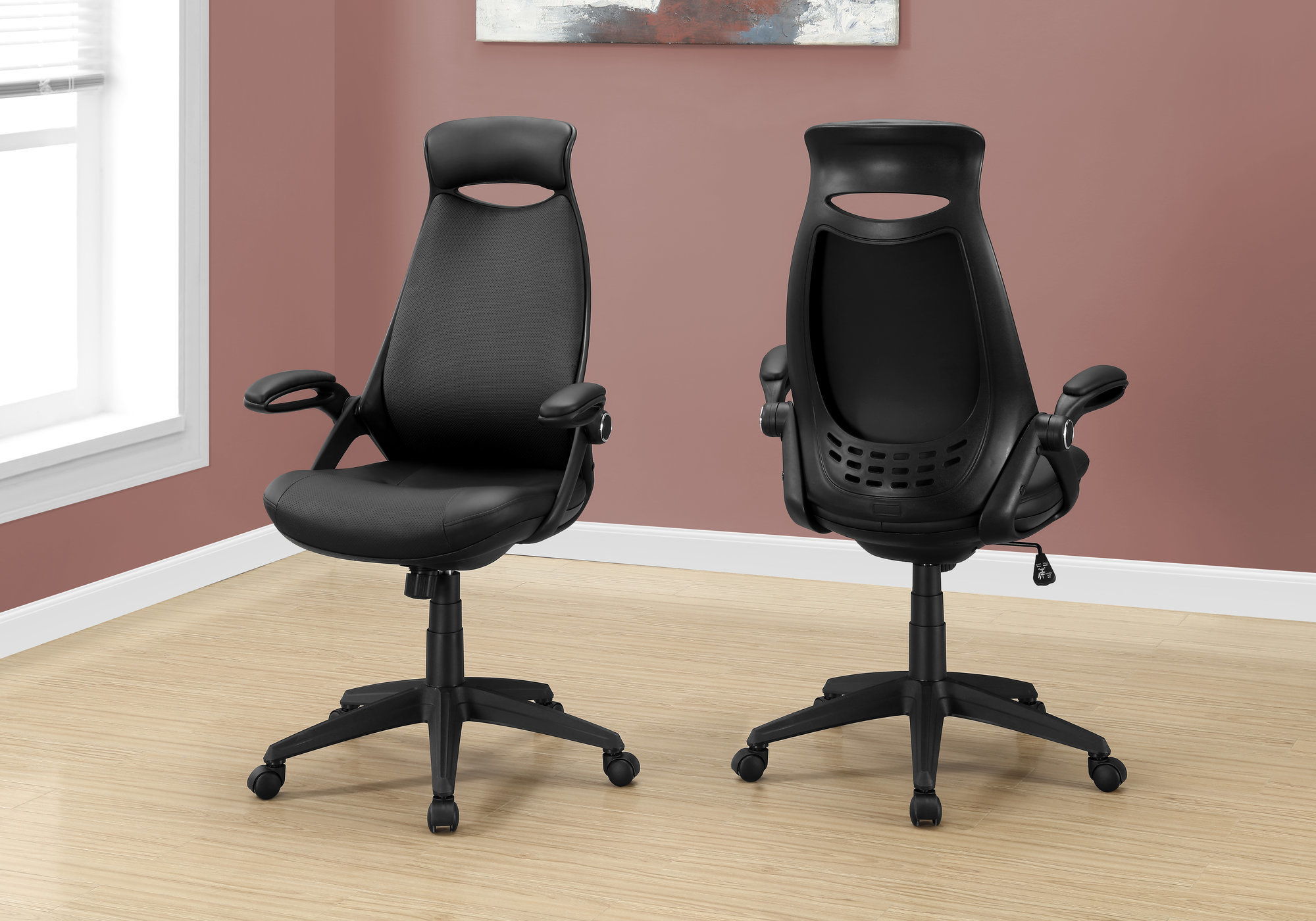Ergonomic Adjustable Swivel Office Chair – view 3