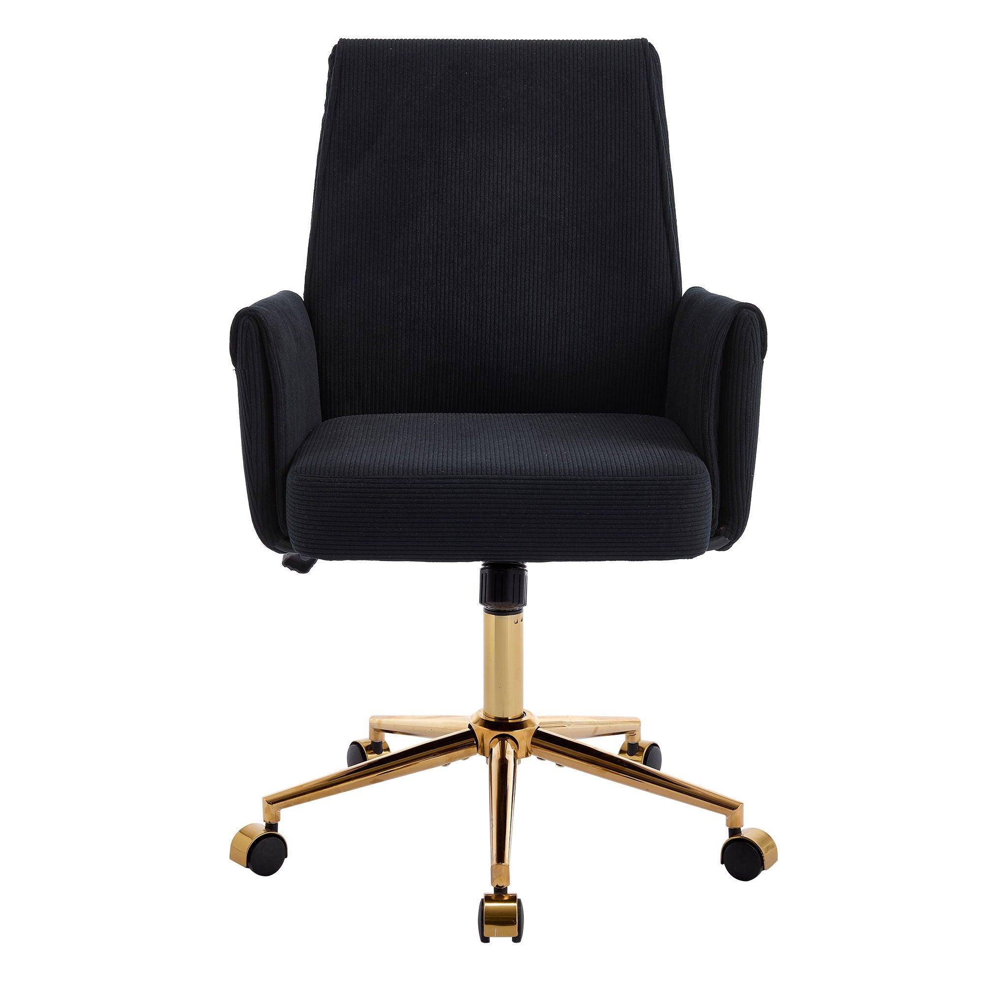 Ergonomic Mid-Back Office Chair with Striped Fabric – view 5