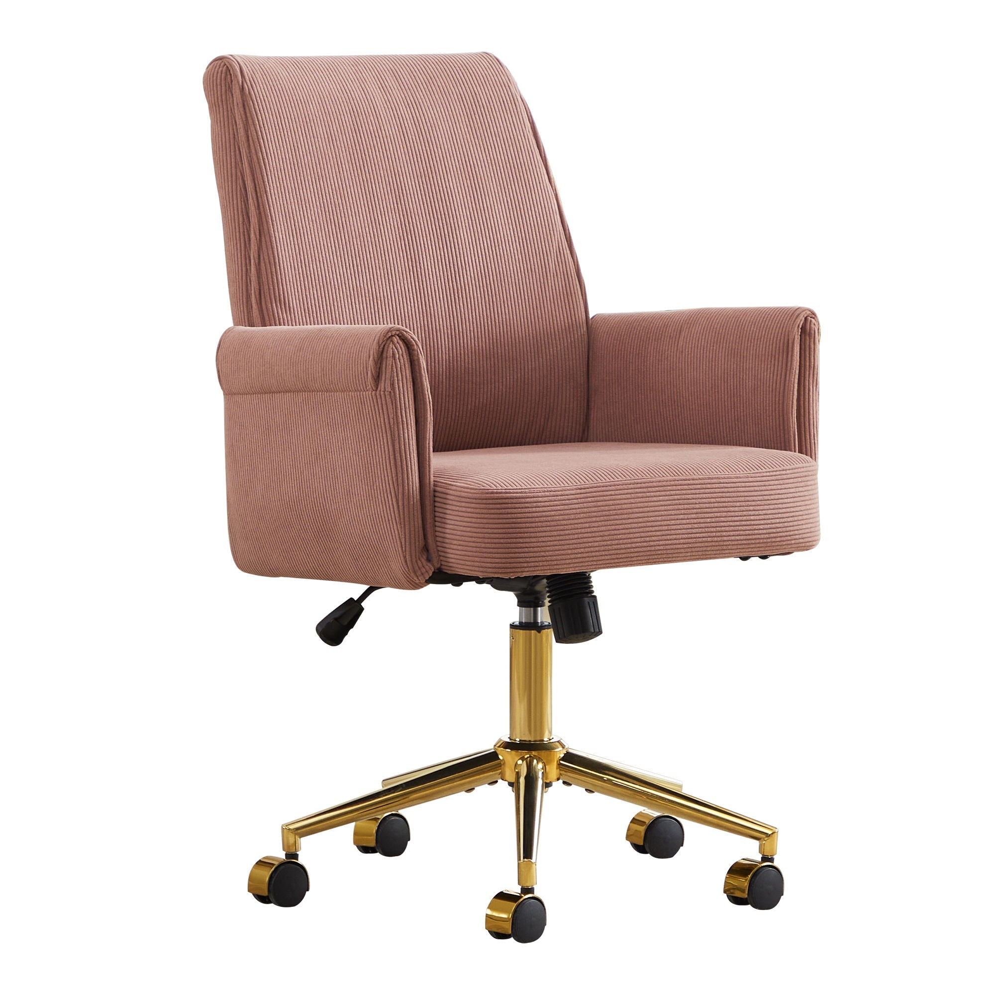 Ergonomic Mid-Back Office Chair with Striped Fabric – view 9