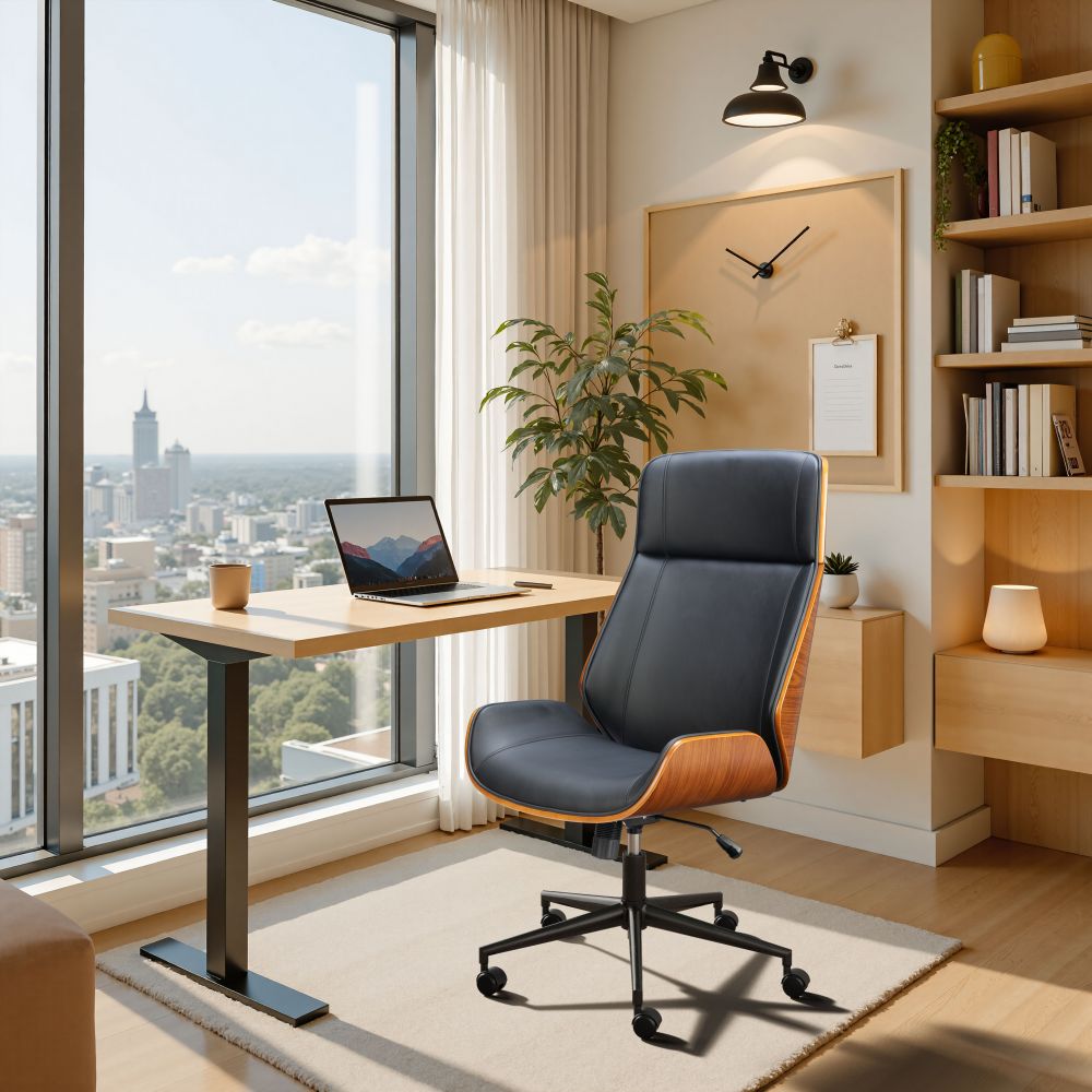 Flex Faux Leather High-Back Office Chair – view 2