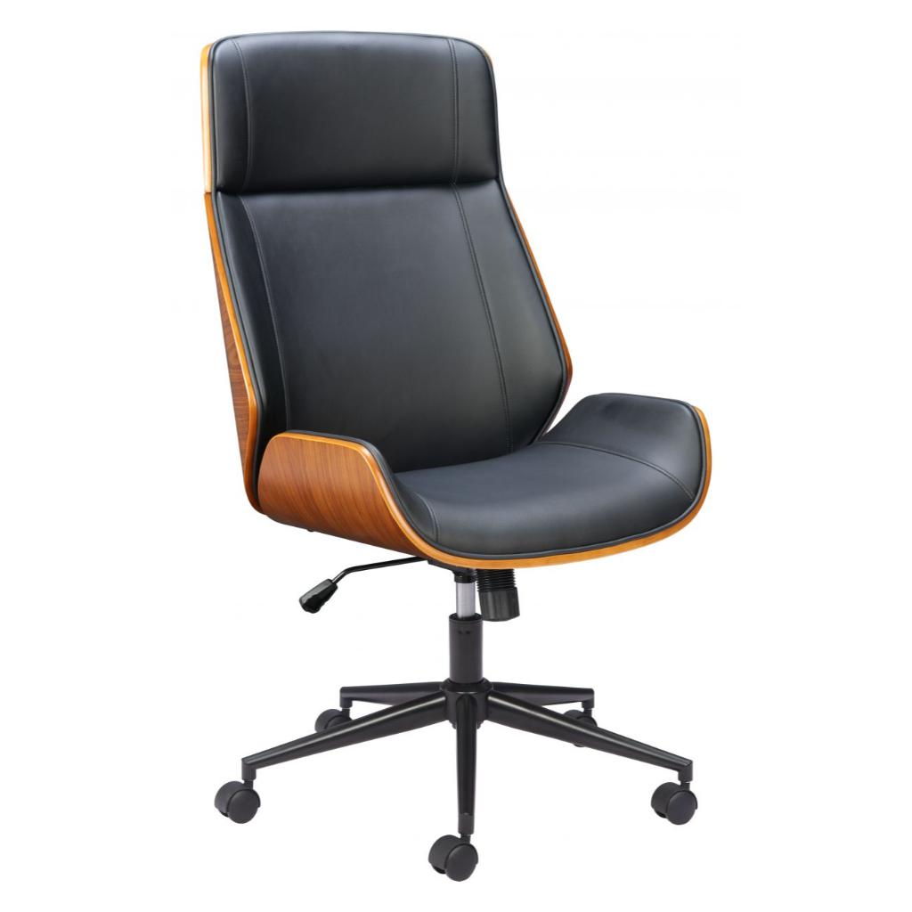 Flex Faux Leather High-Back Office Chair