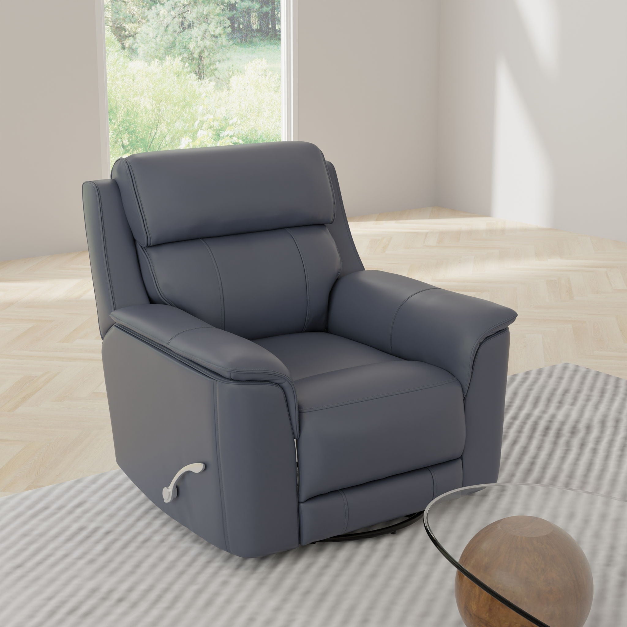 Linden Swivel Glider Recliner Chair – view 12