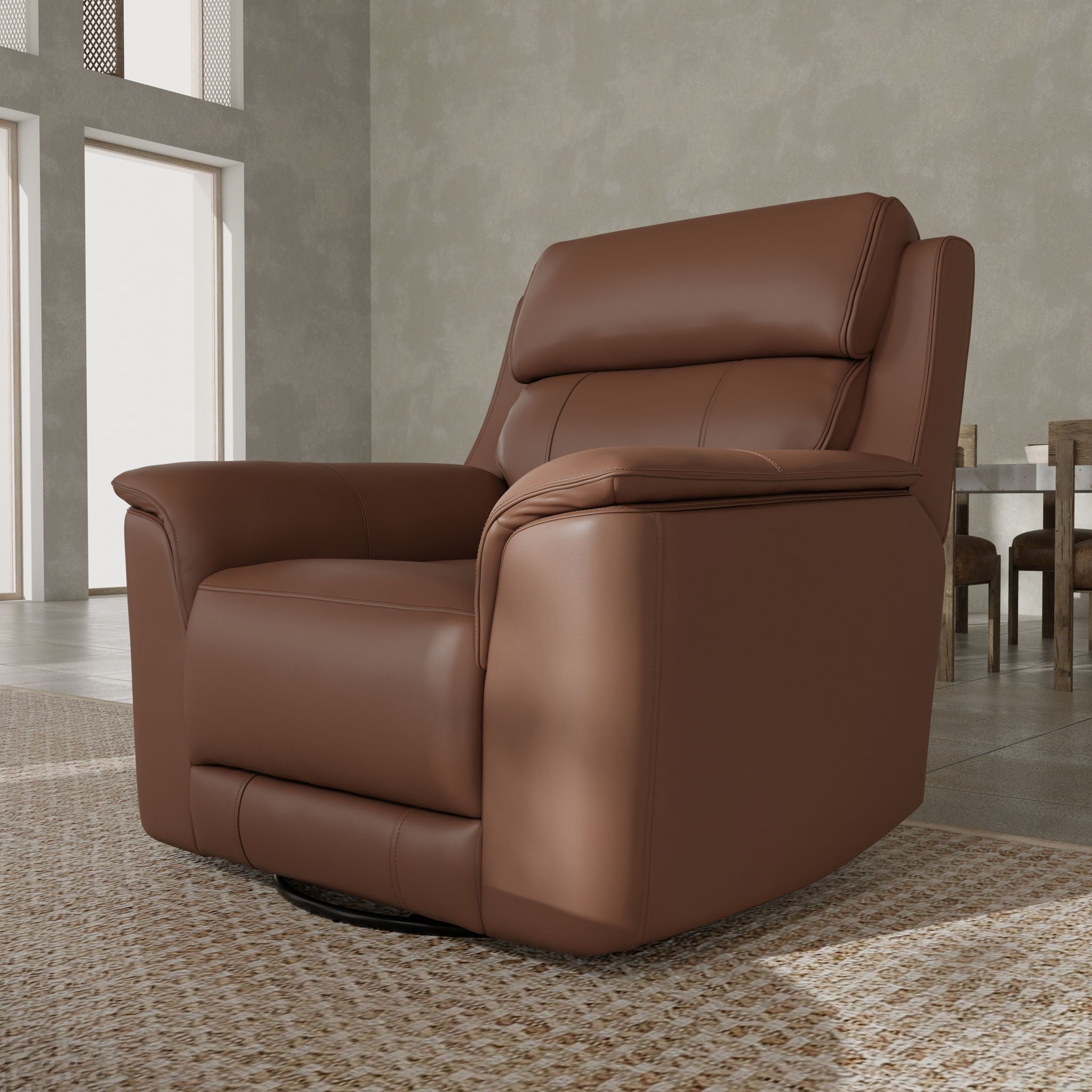 Linden Swivel Glider Recliner Chair – view 8