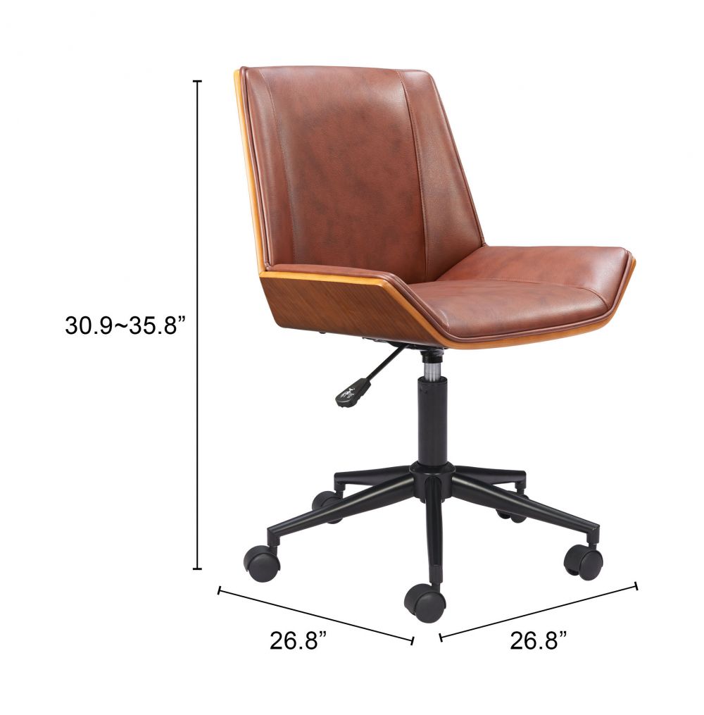 Maker Faux Leather Office Chair – view 12