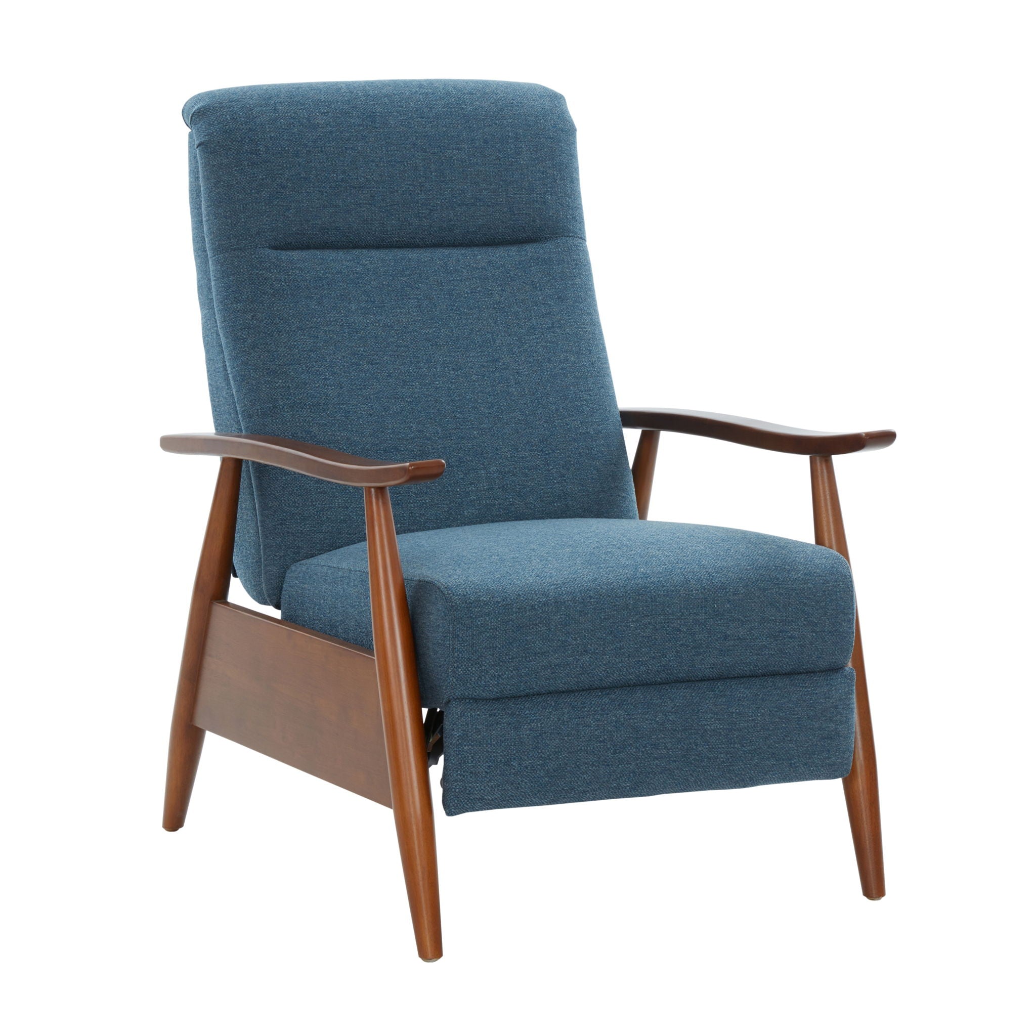 Brixton - Compact Push-Back Recliner Chair with Cushioned Headrest