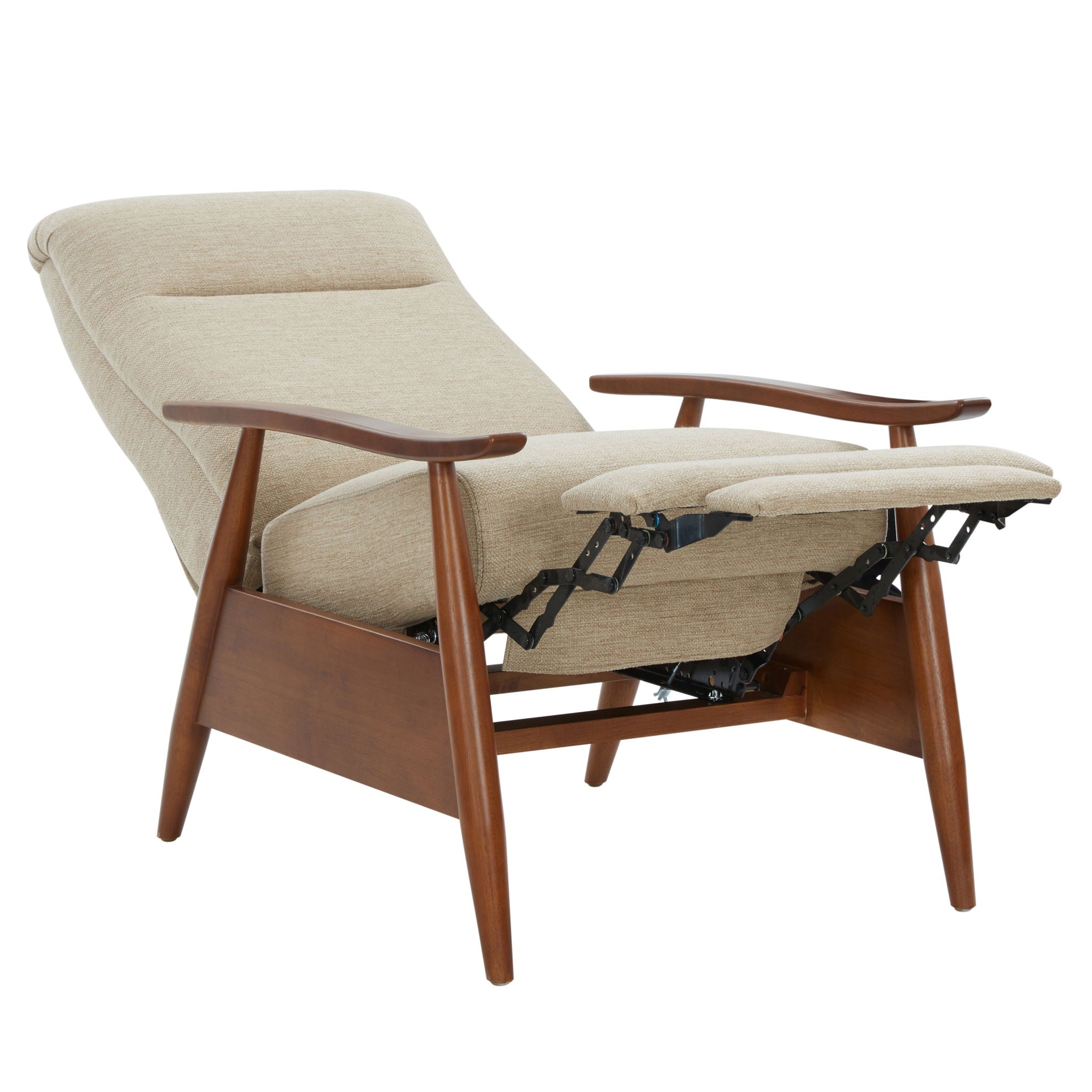 Brixton - Compact Push-Back Recliner Chair with Cushioned Headrest
