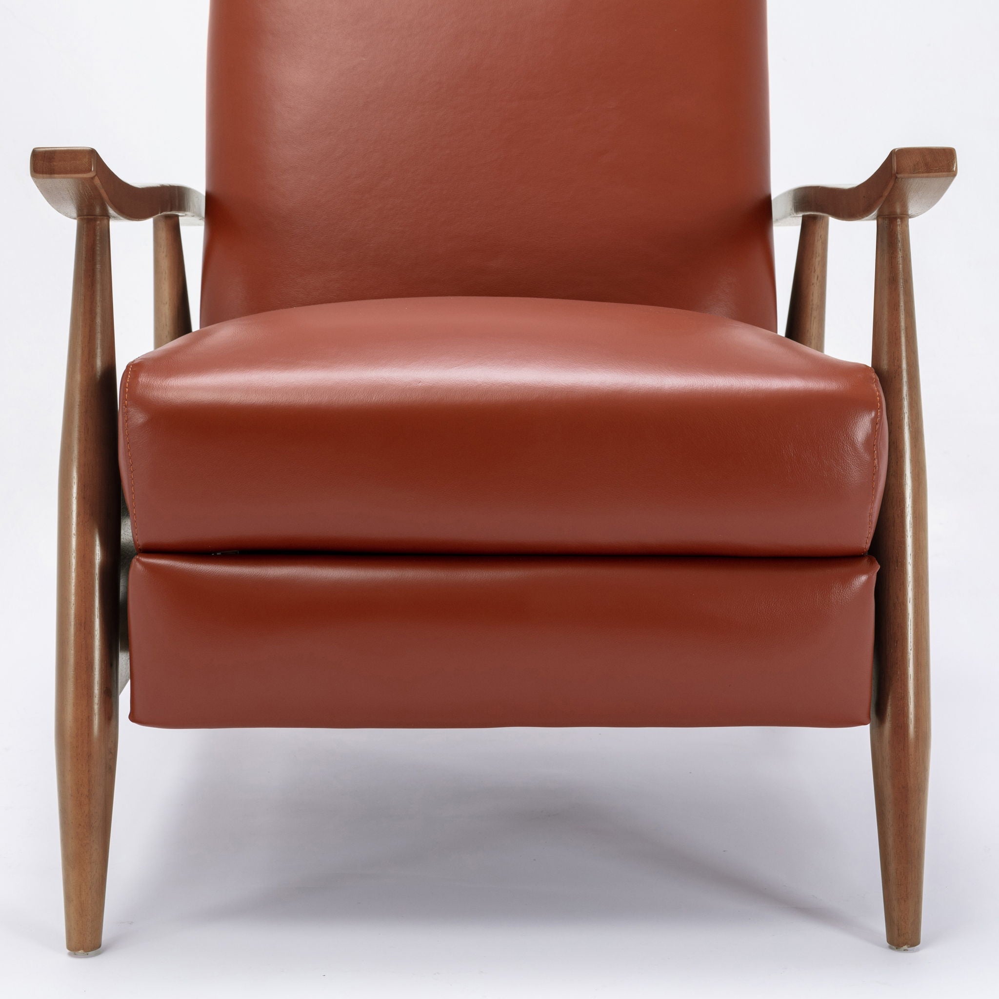 Brixton - Compact Push-Back Recliner Chair with Cushioned Headrest
