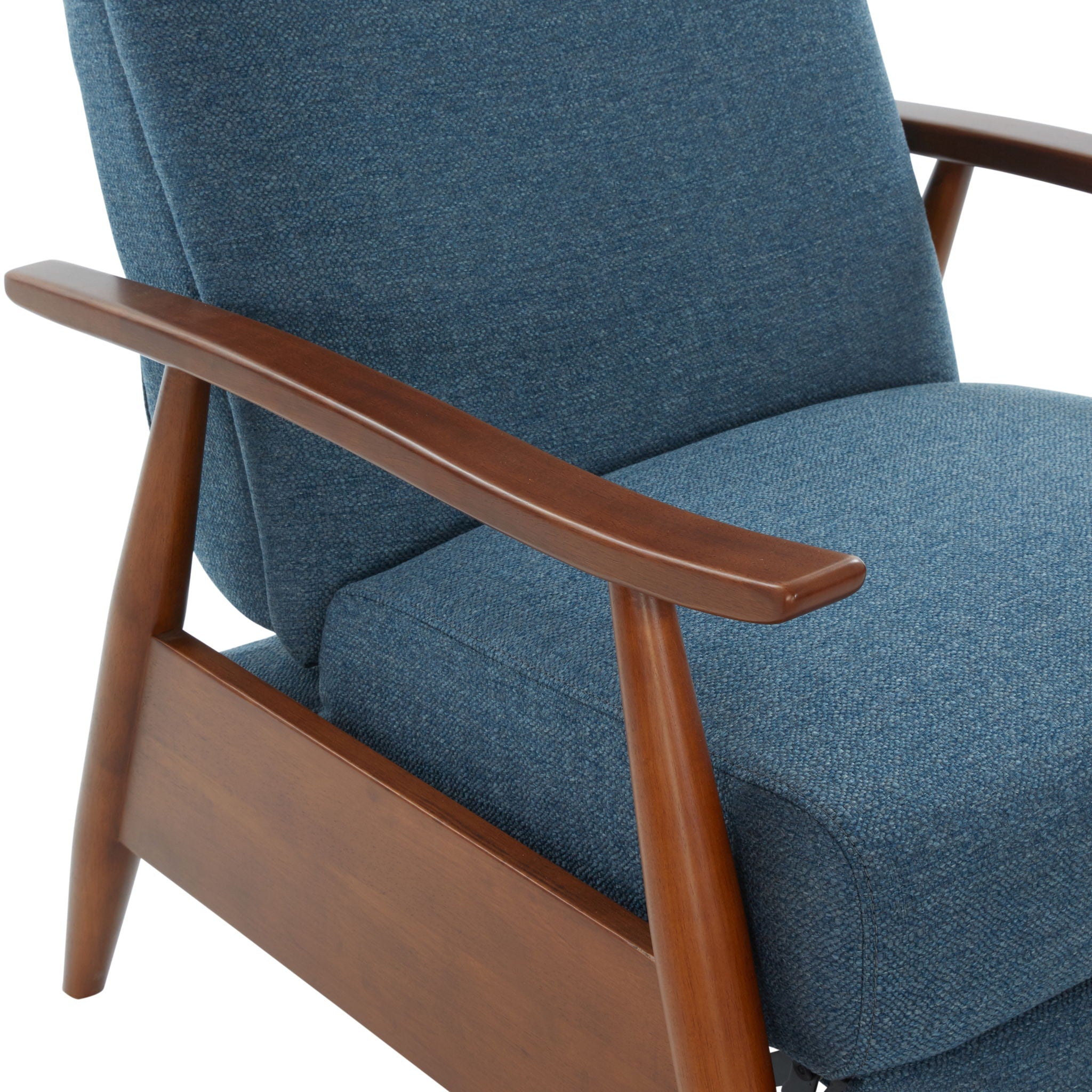 Brixton - Compact Push-Back Recliner Chair with Cushioned Headrest