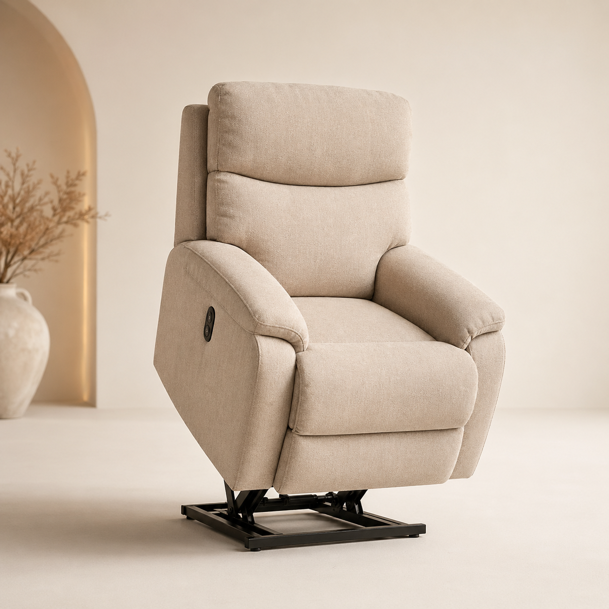Platinum Technologies Comforter PR-501 Infinite Position Power Lift Recliner with Heat &amp; Massage
