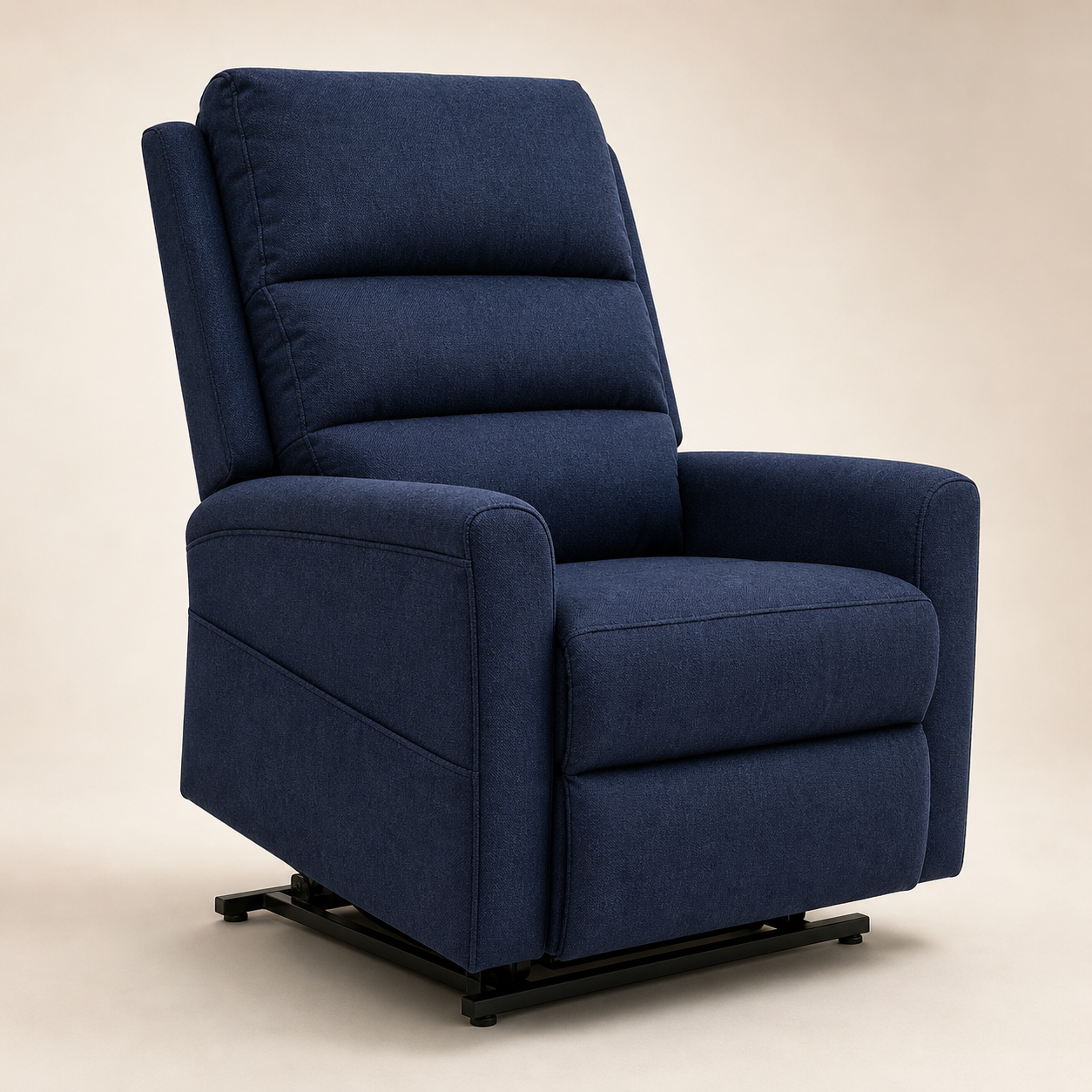 Crestline CR-350 Power Lift Recliner — Ocean Blue