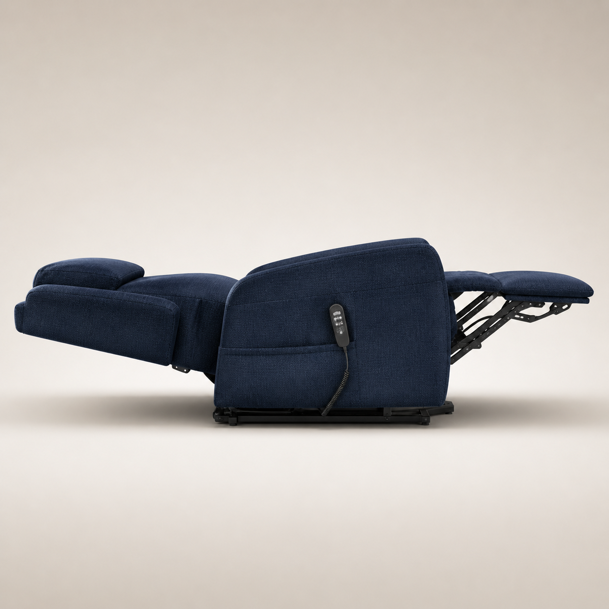 Crestline CR-350 Power Lift Recliner — Ocean Blue