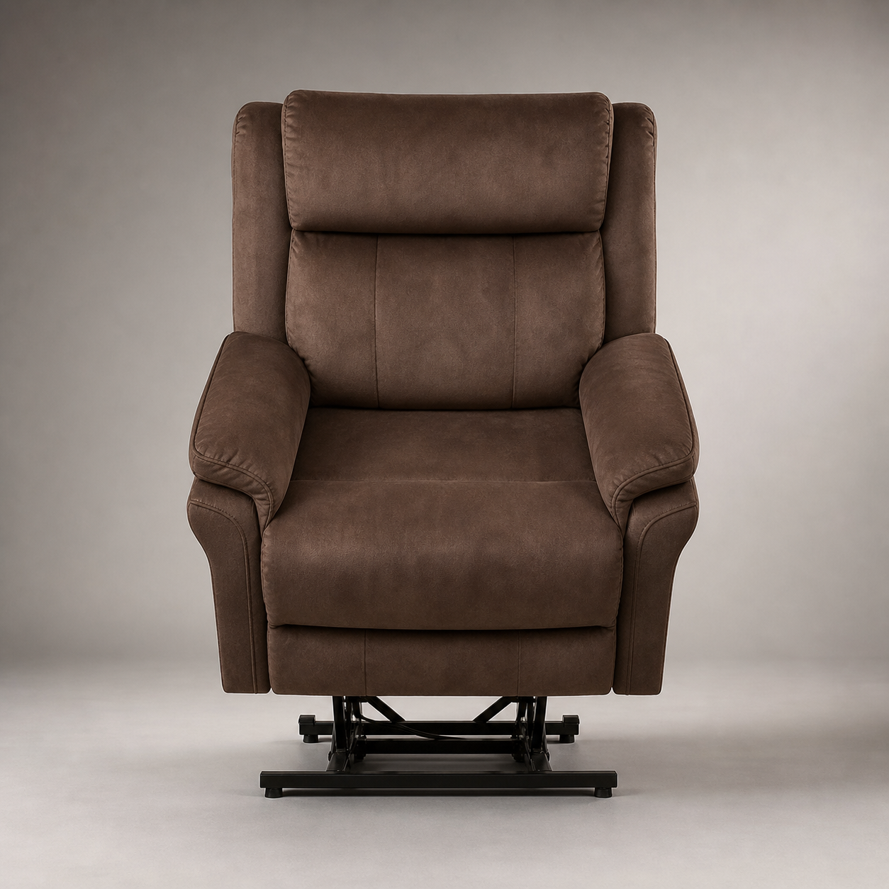 Crestline CR-500 Infinite Position Lift Recliner — Suede Leather