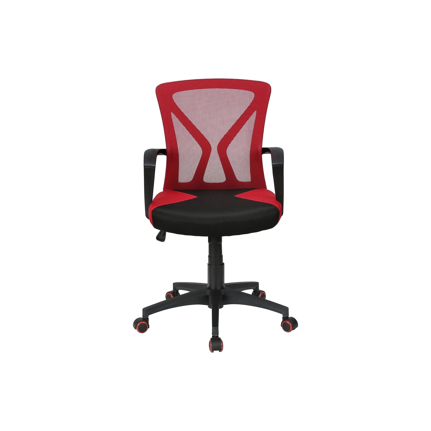 Adjustable Height Swivel Office Chair - Black – view 3