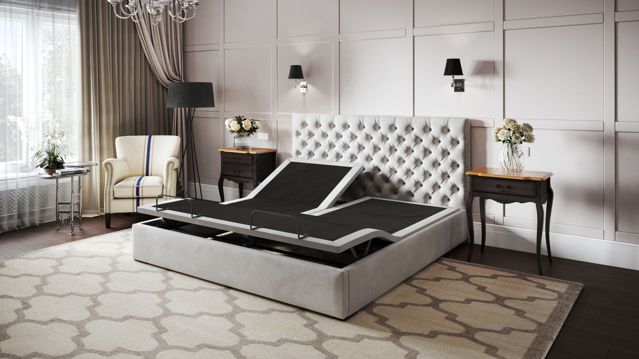 BTX5 Flex Head Adjustable Bed Base