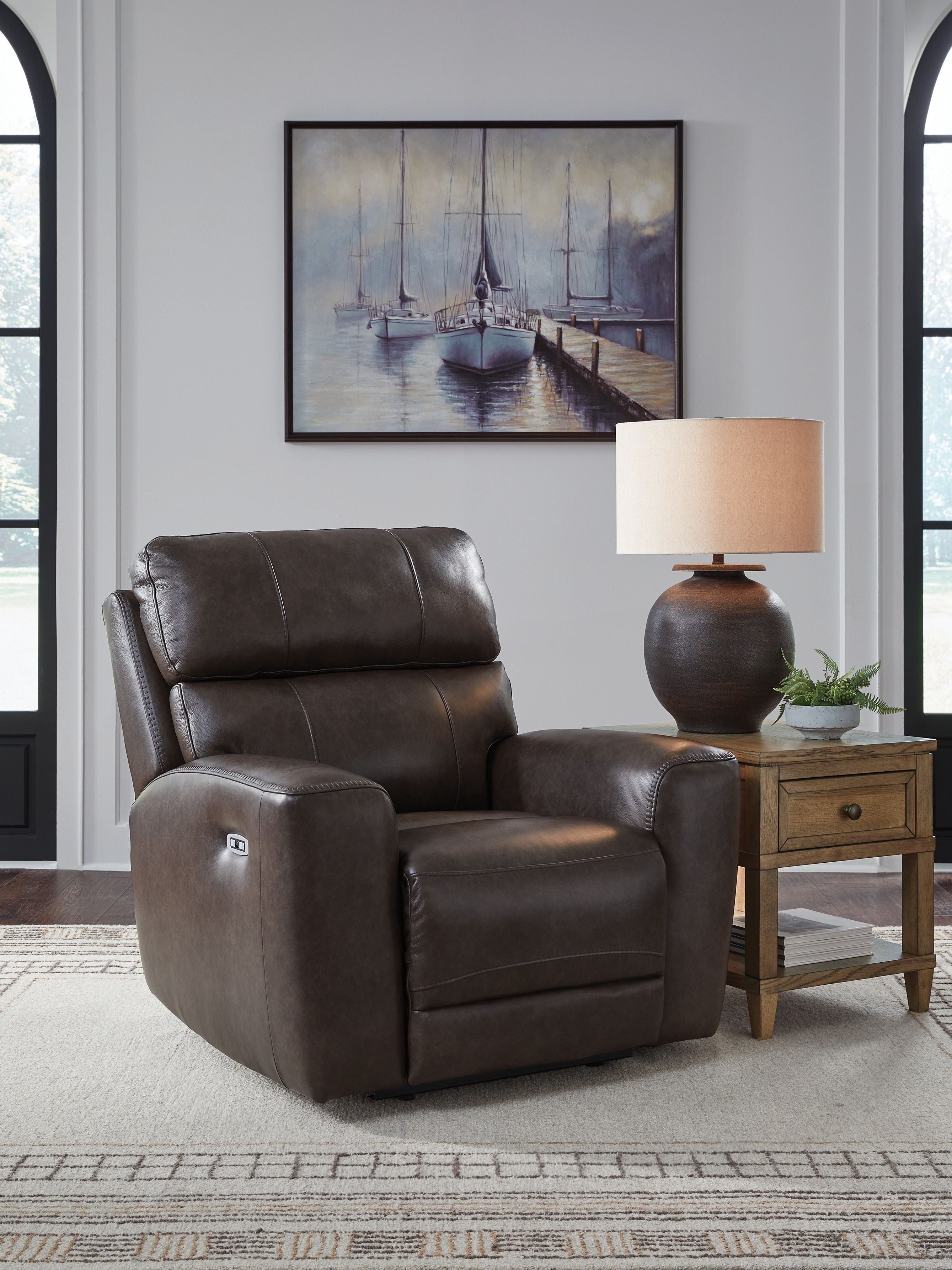 Crossplex Power Recliner - Smoke – view 6