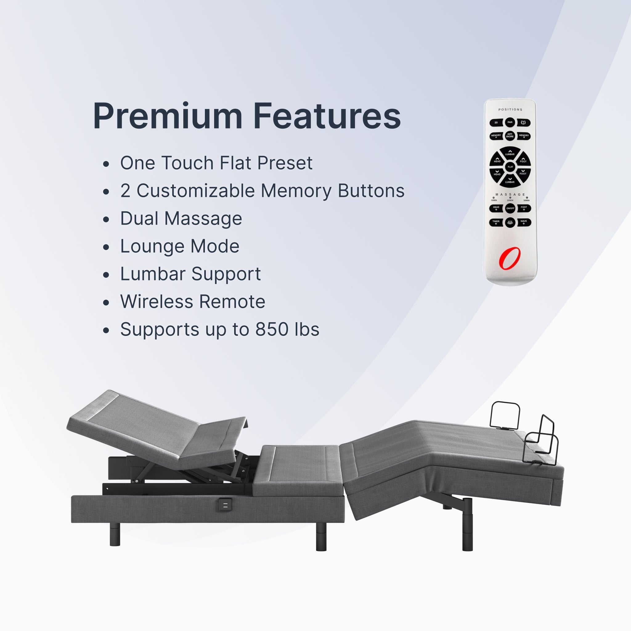 Falcon II Adjustable Bed Frame – view 3