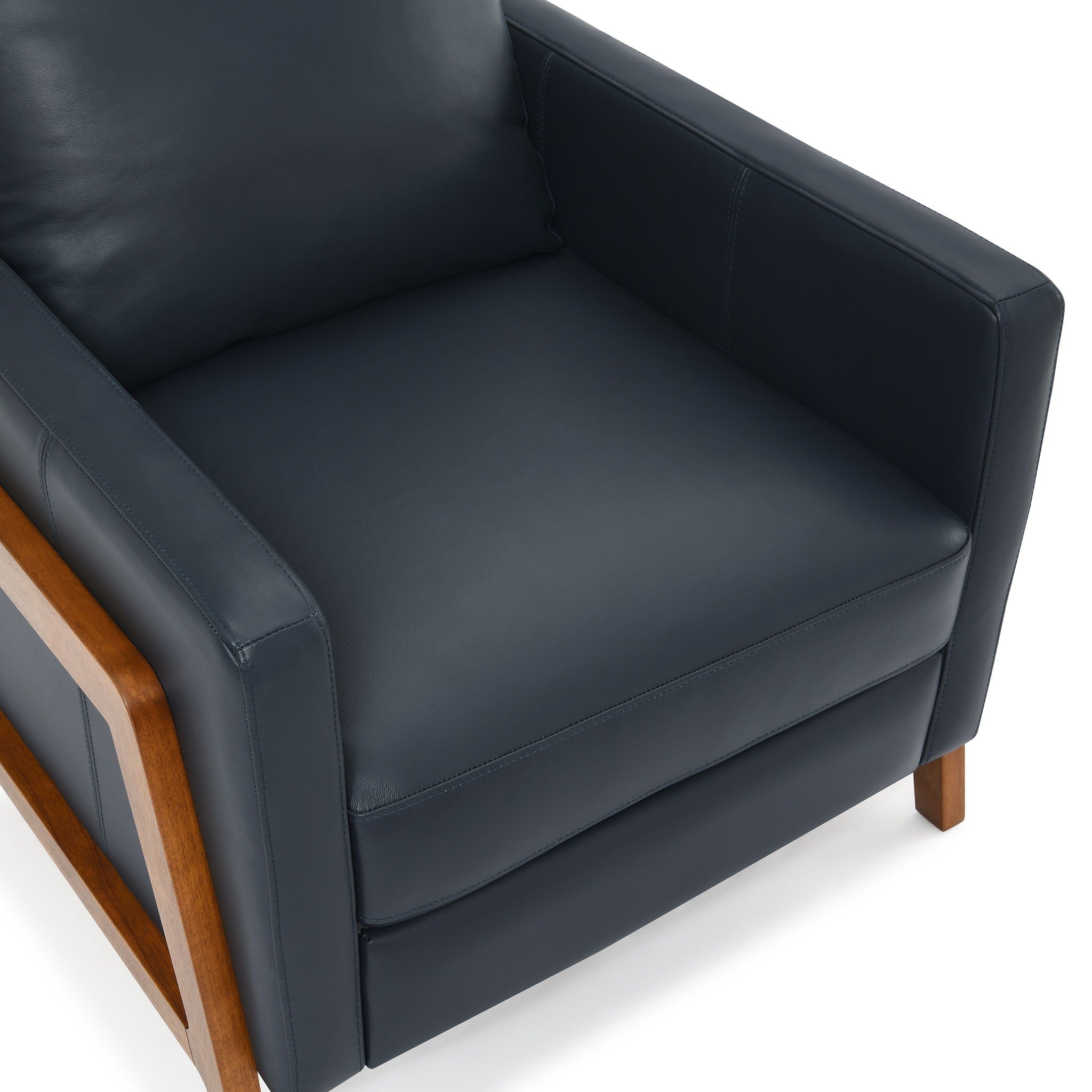 Hartley Top-Grain Leather Push-Back Recliner – view 19
