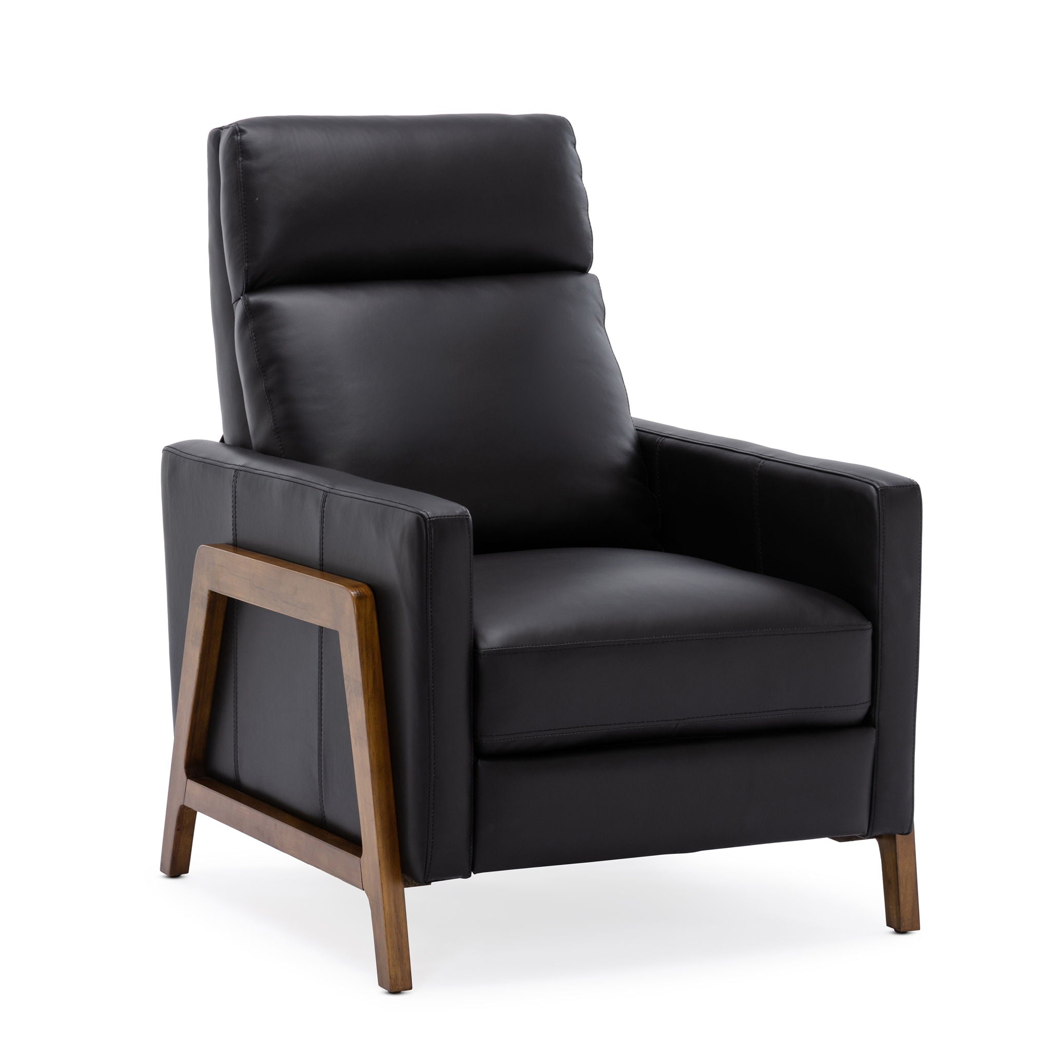Hartley Top-Grain Leather Push-Back Recliner – view 2
