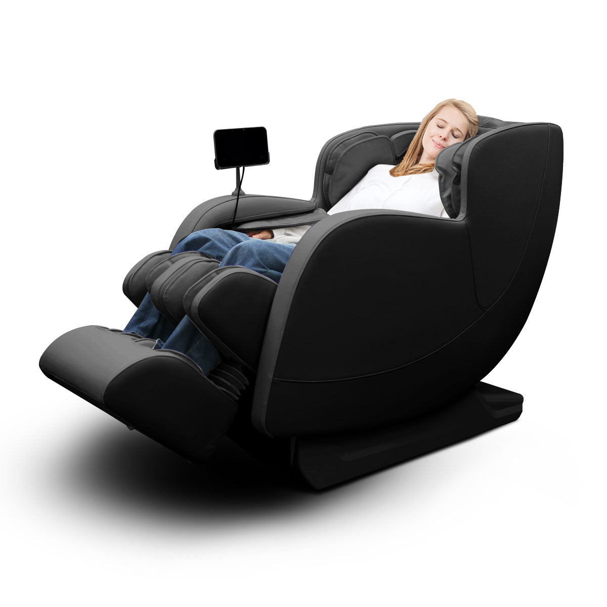 Kahuna DIOS 6800 6D dual core massage chair in Black and Gray