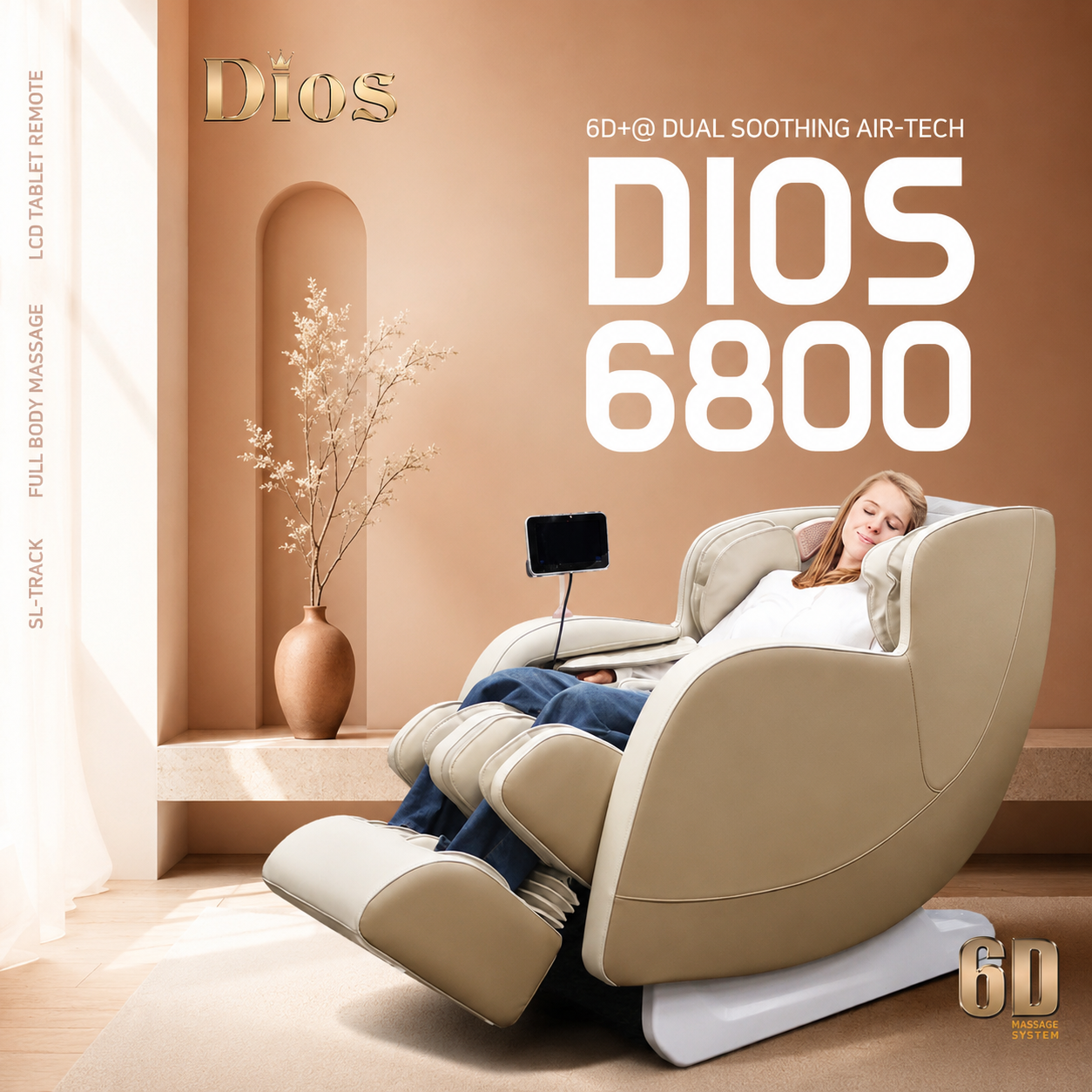 Kahuna DIOS 6800 6D Dual Core Massage Chair – view 5