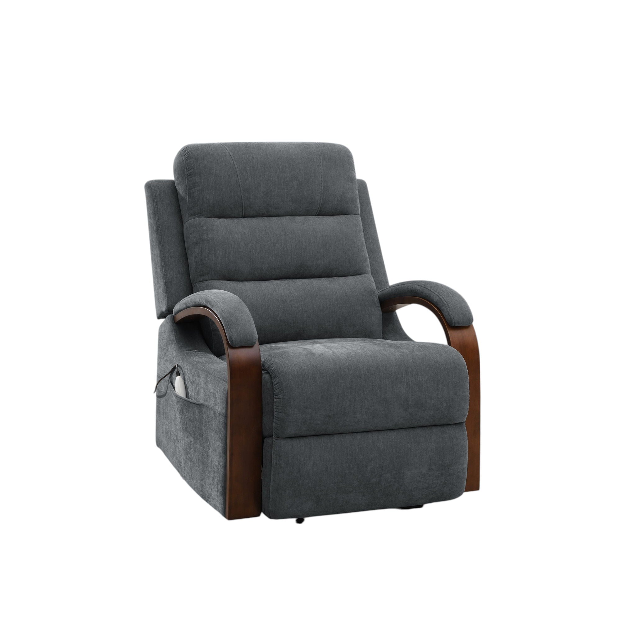 Kayla Power Lift Recliner with Heat and Massage - Gray