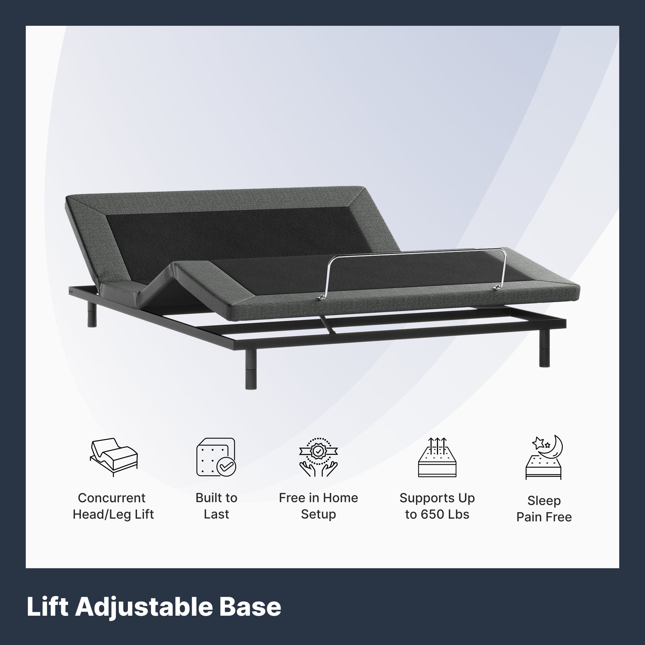 Lift Adjustable Bed Frame – view 2