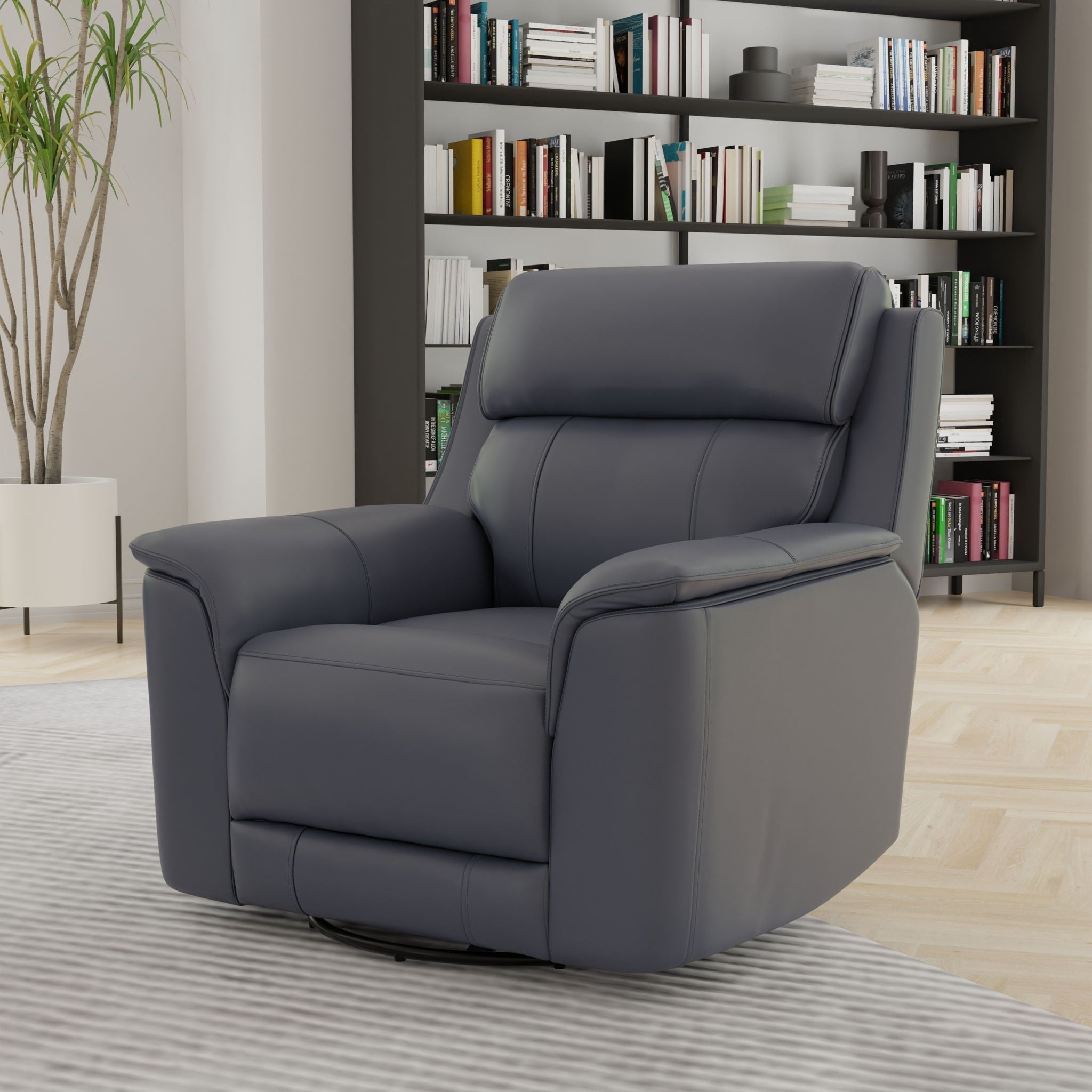 Linden Swivel Glider Recliner Chair – view 13