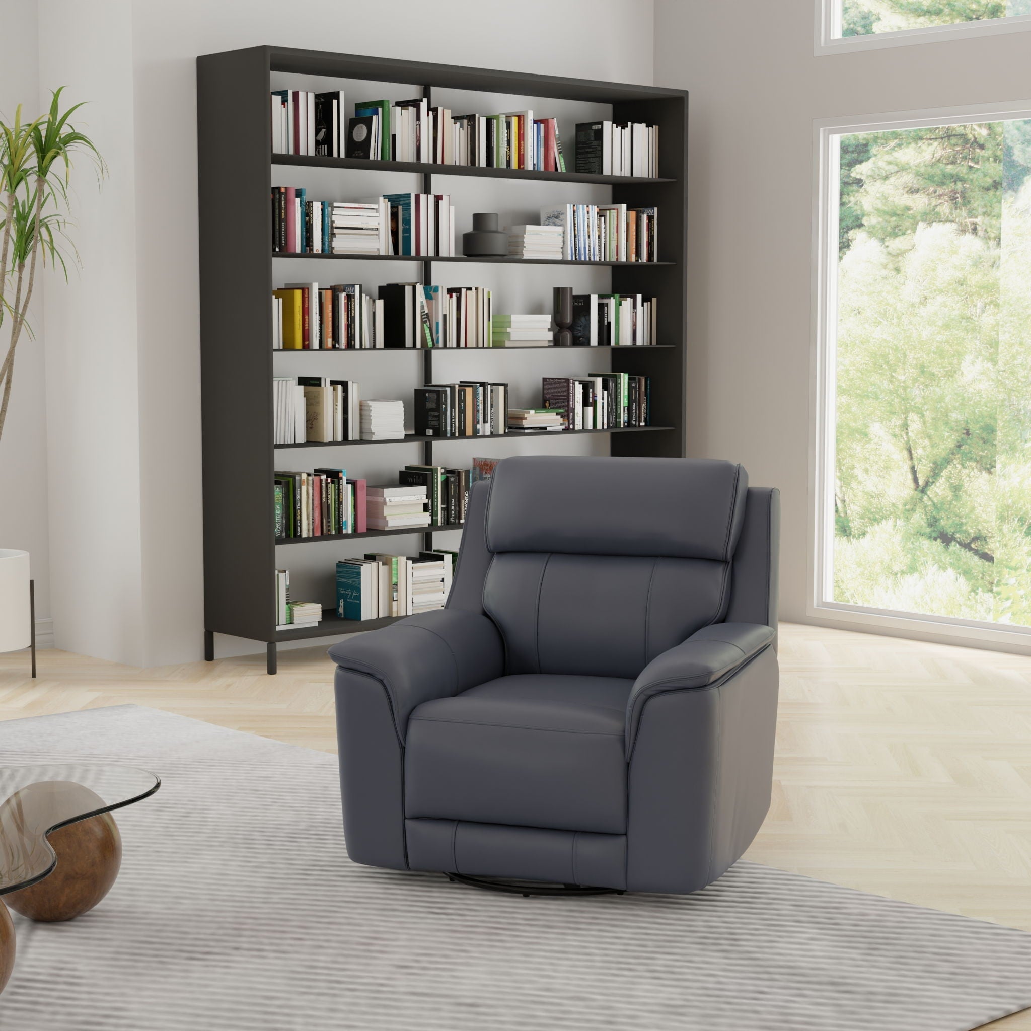 Linden Swivel Glider Recliner Chair – view 15