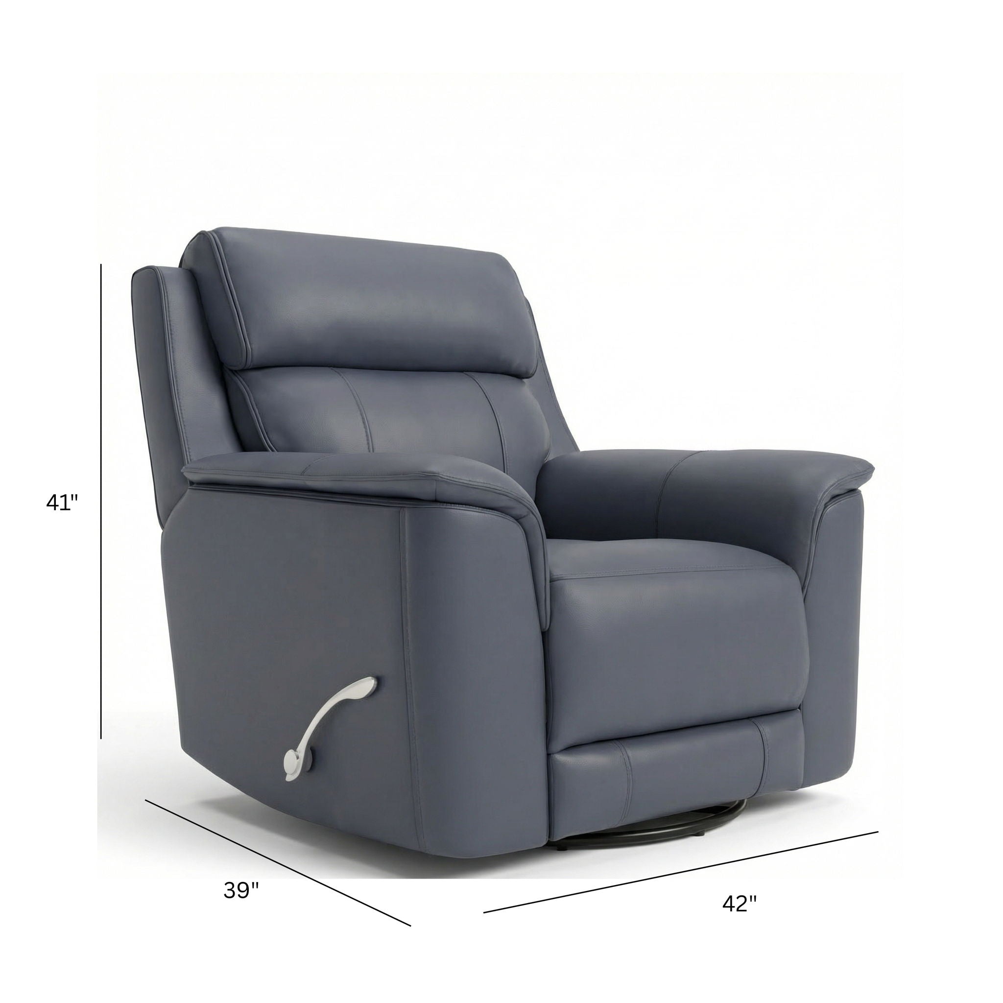 Linden Swivel Glider Recliner Chair – view 20