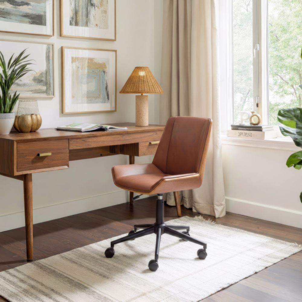 Maker Faux Leather Office Chair – view 2