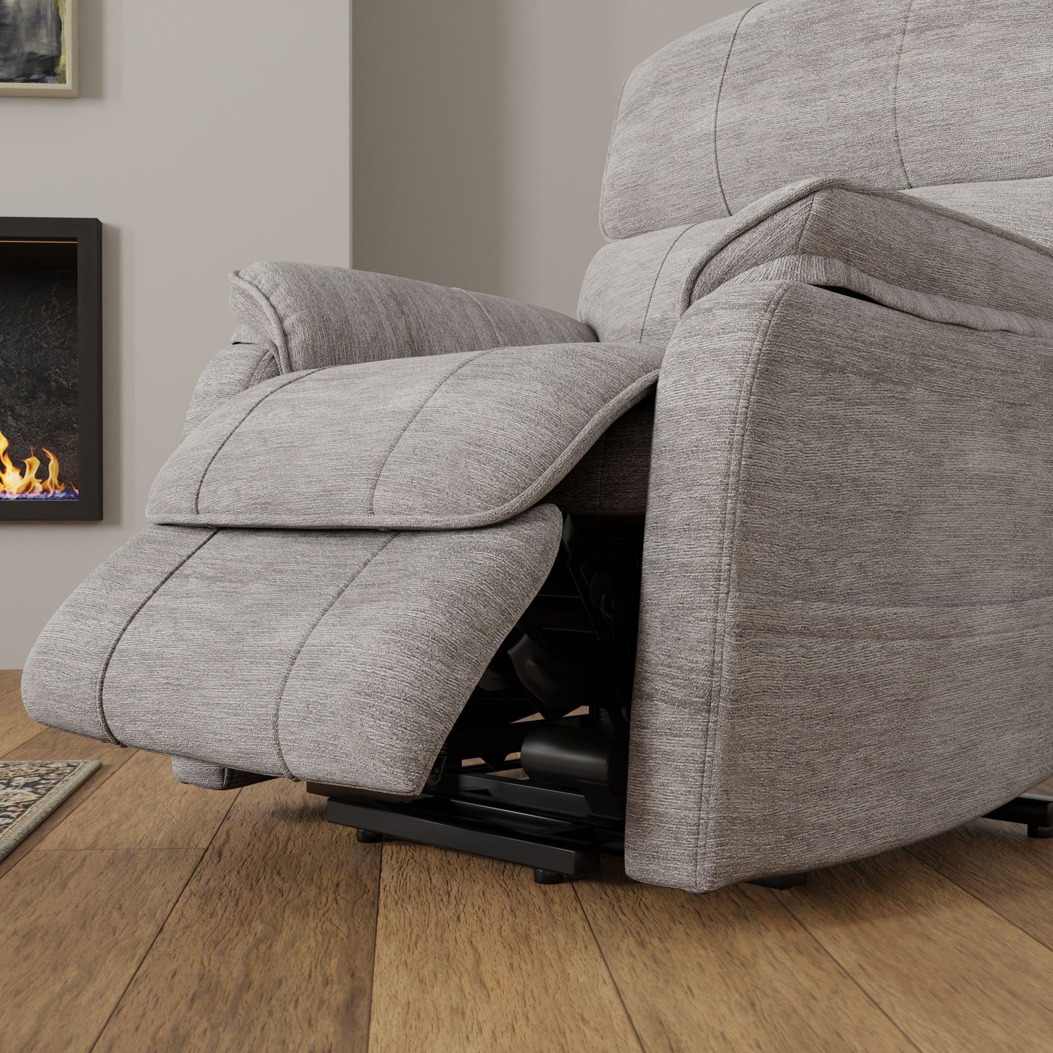 Marin Plush Fabric Power Lift Recliner – view 5