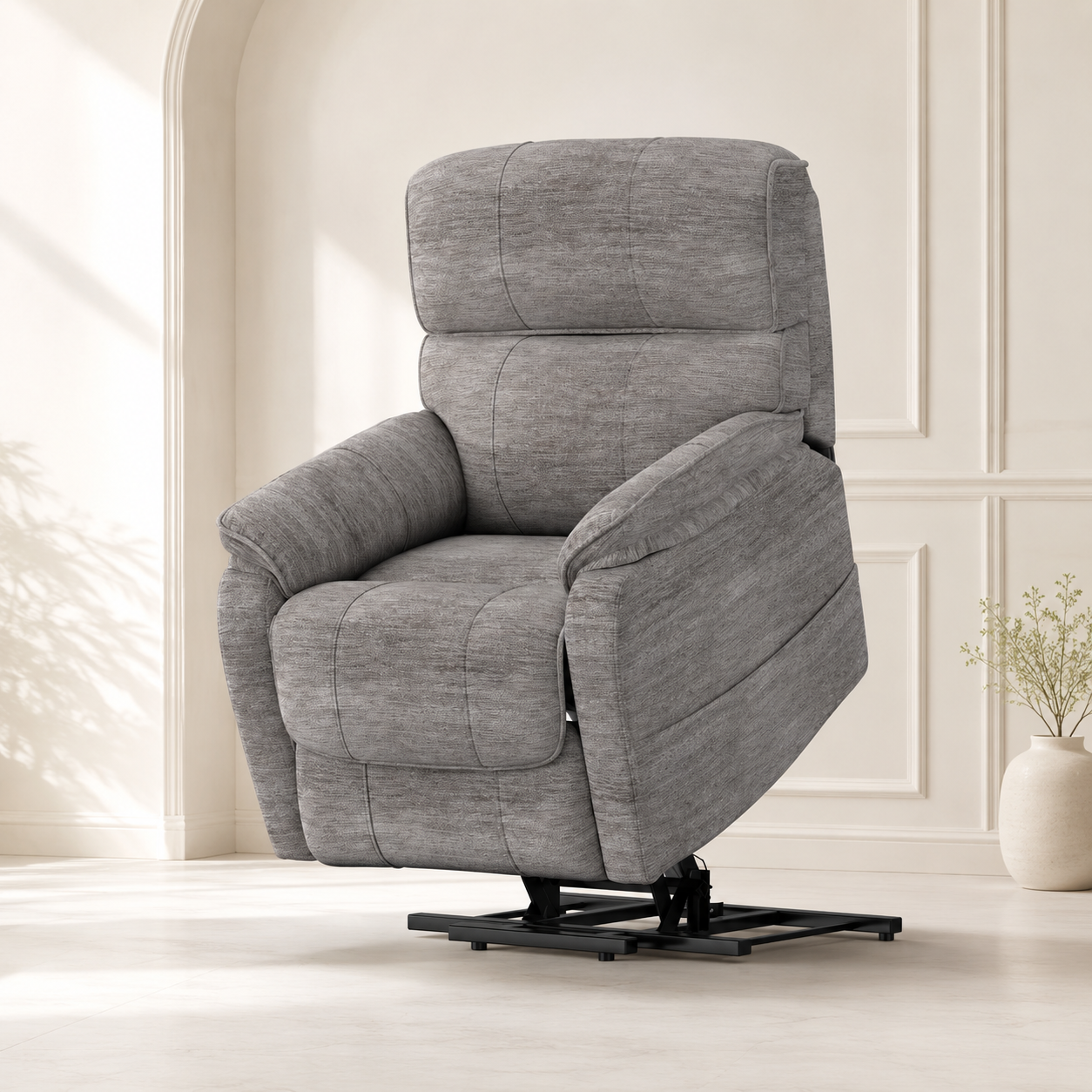 Marin Plush Fabric Power Lift Recliner – view 9