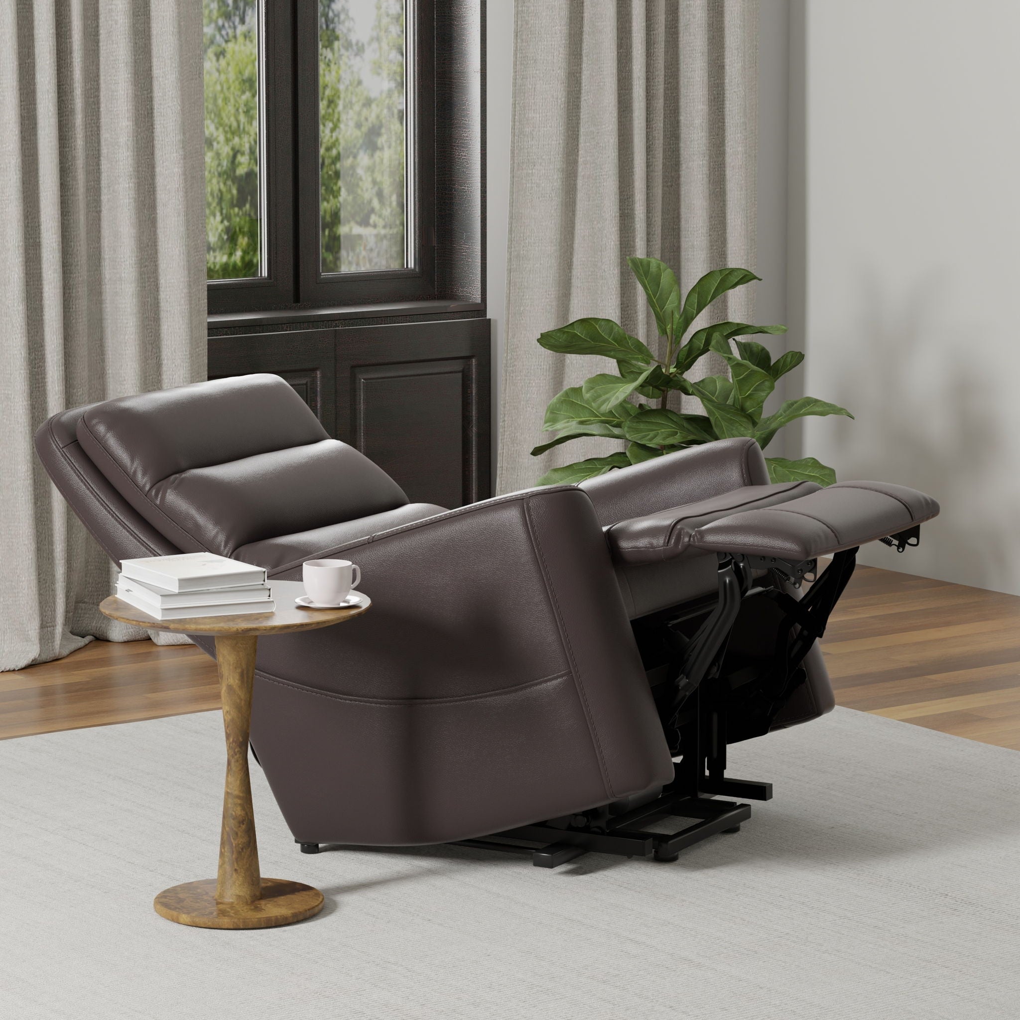 Preston Faux Leather Power Lift Recliner – view 13
