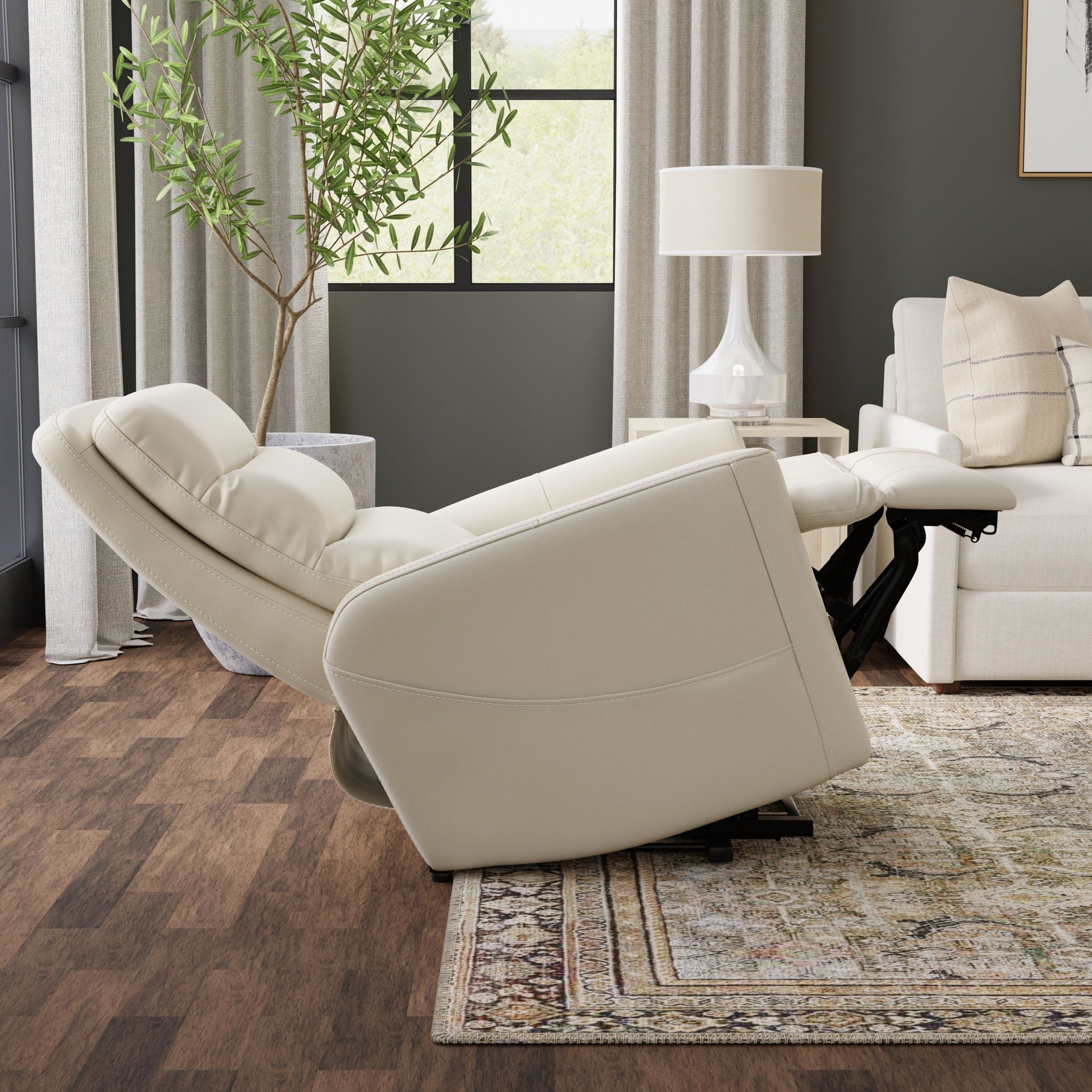 Preston Faux Leather Power Lift Recliner – view 15