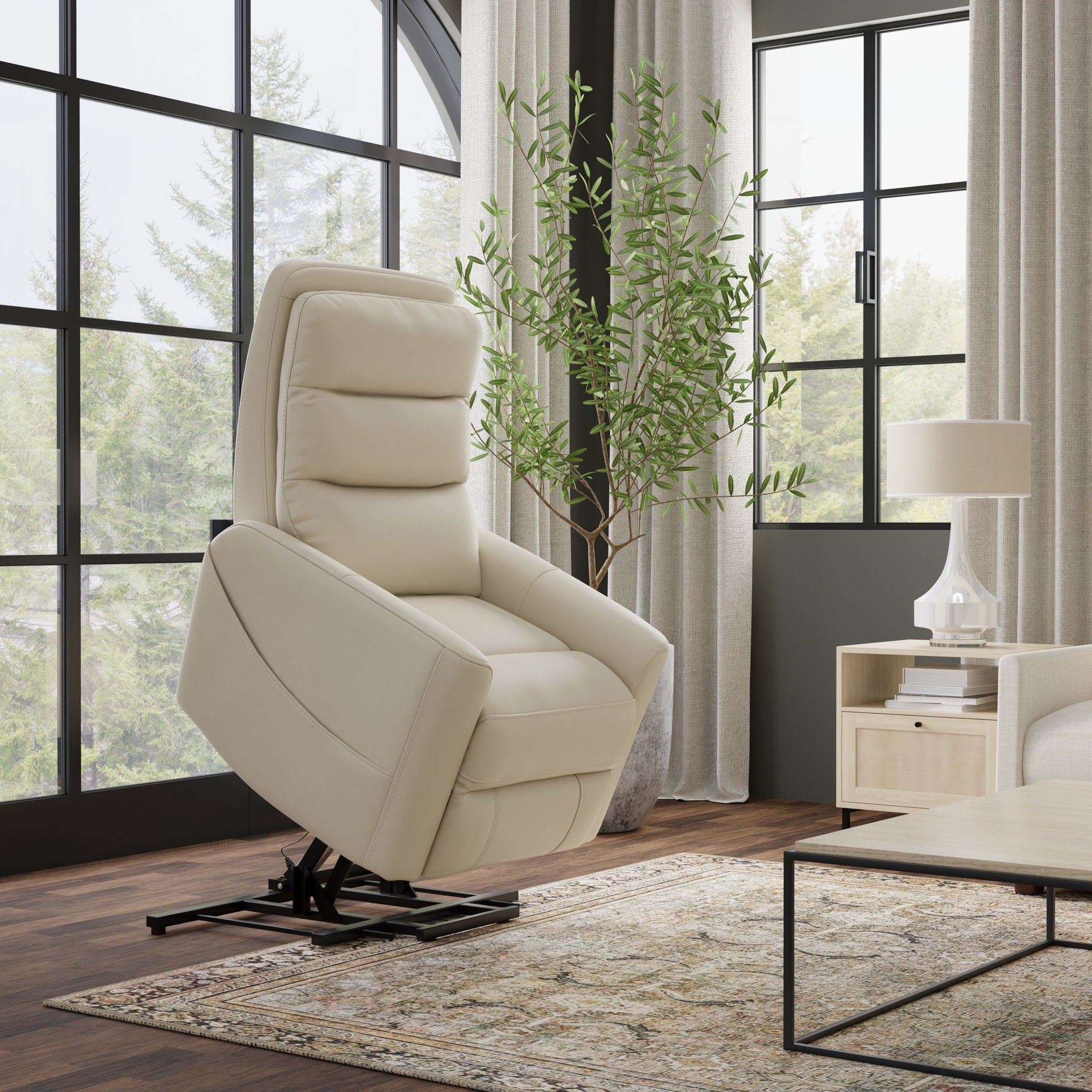 Preston Faux Leather Power Lift Recliner – view 16