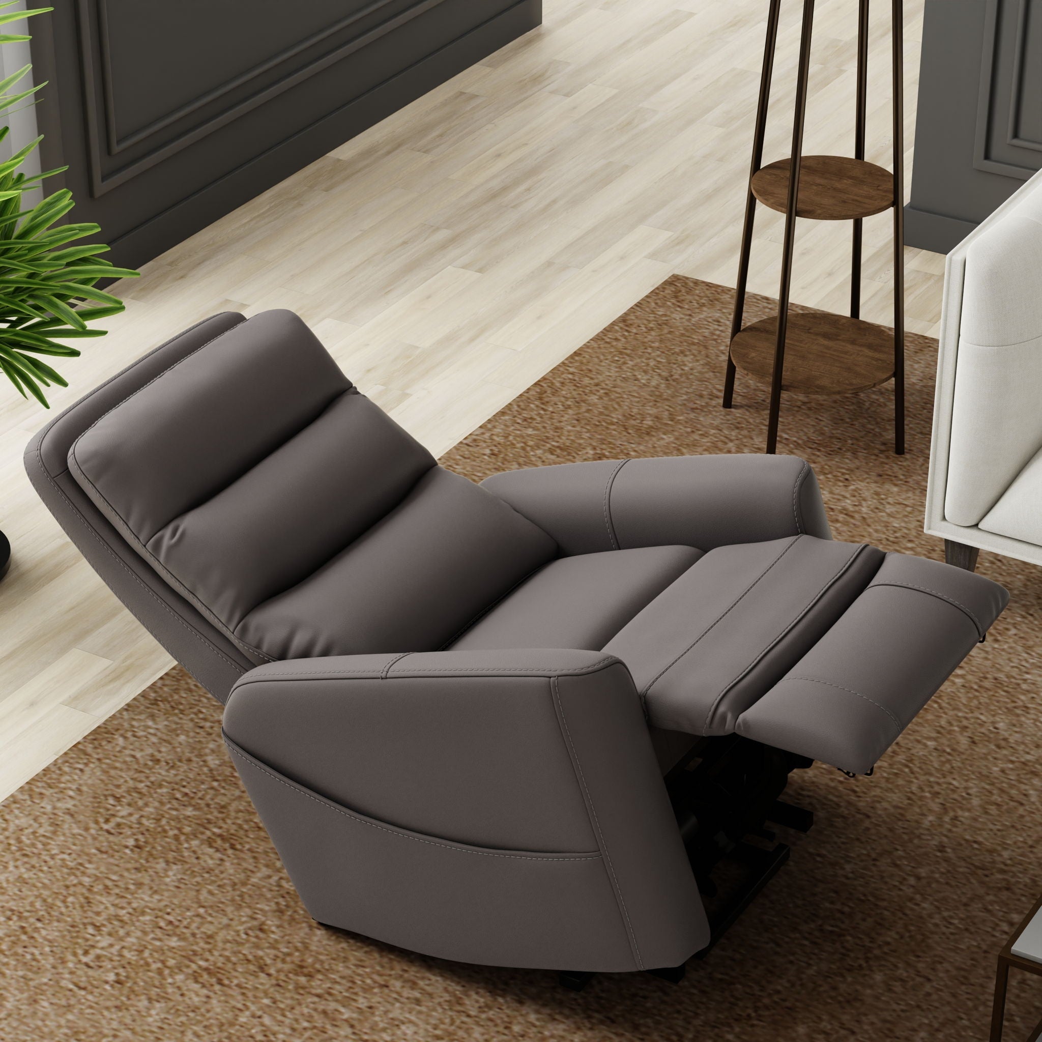 Preston Faux Leather Power Lift Recliner – view 18