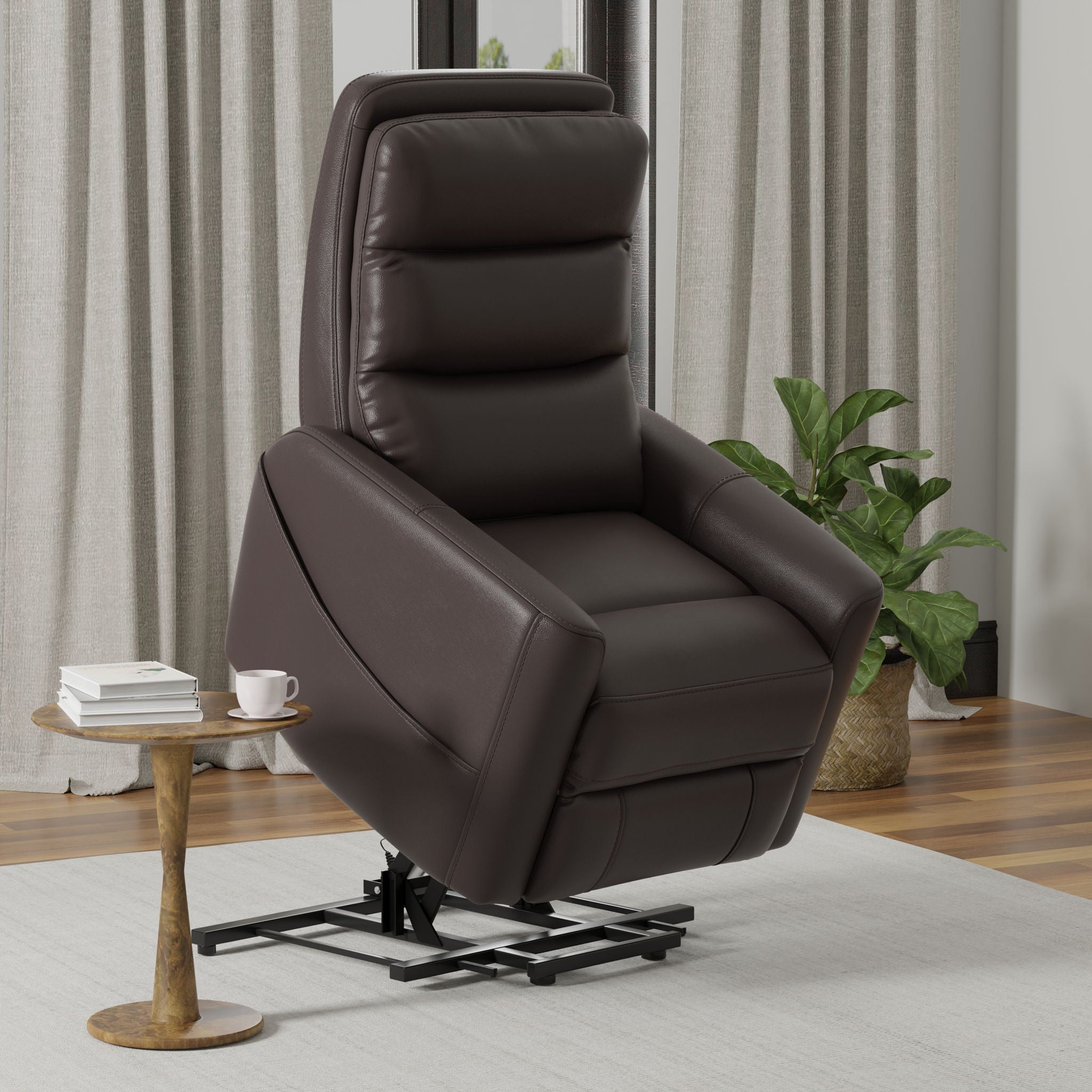 Preston Faux Leather Power Lift Recliner – view 19