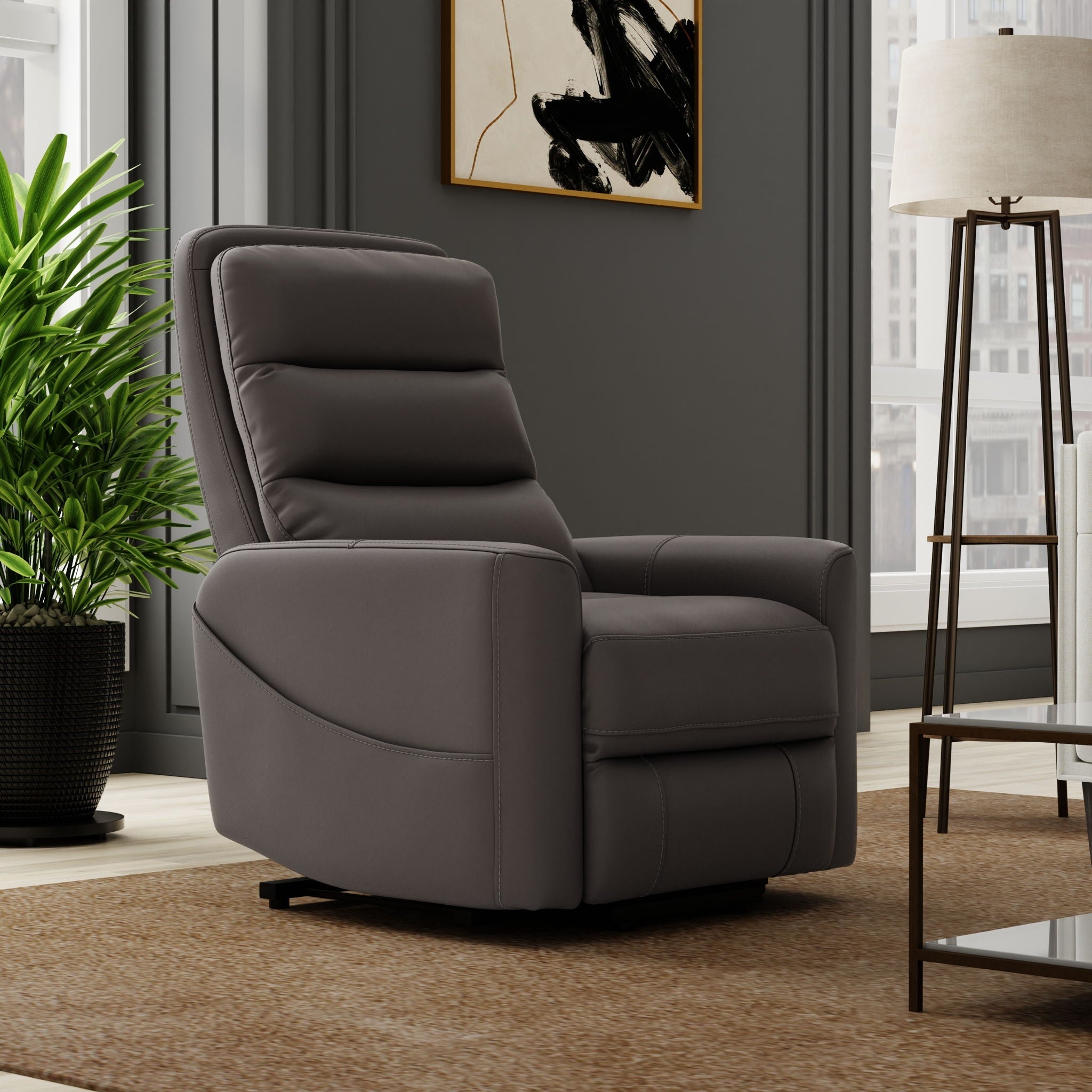 Preston Faux Leather Power Lift Recliner – view 6