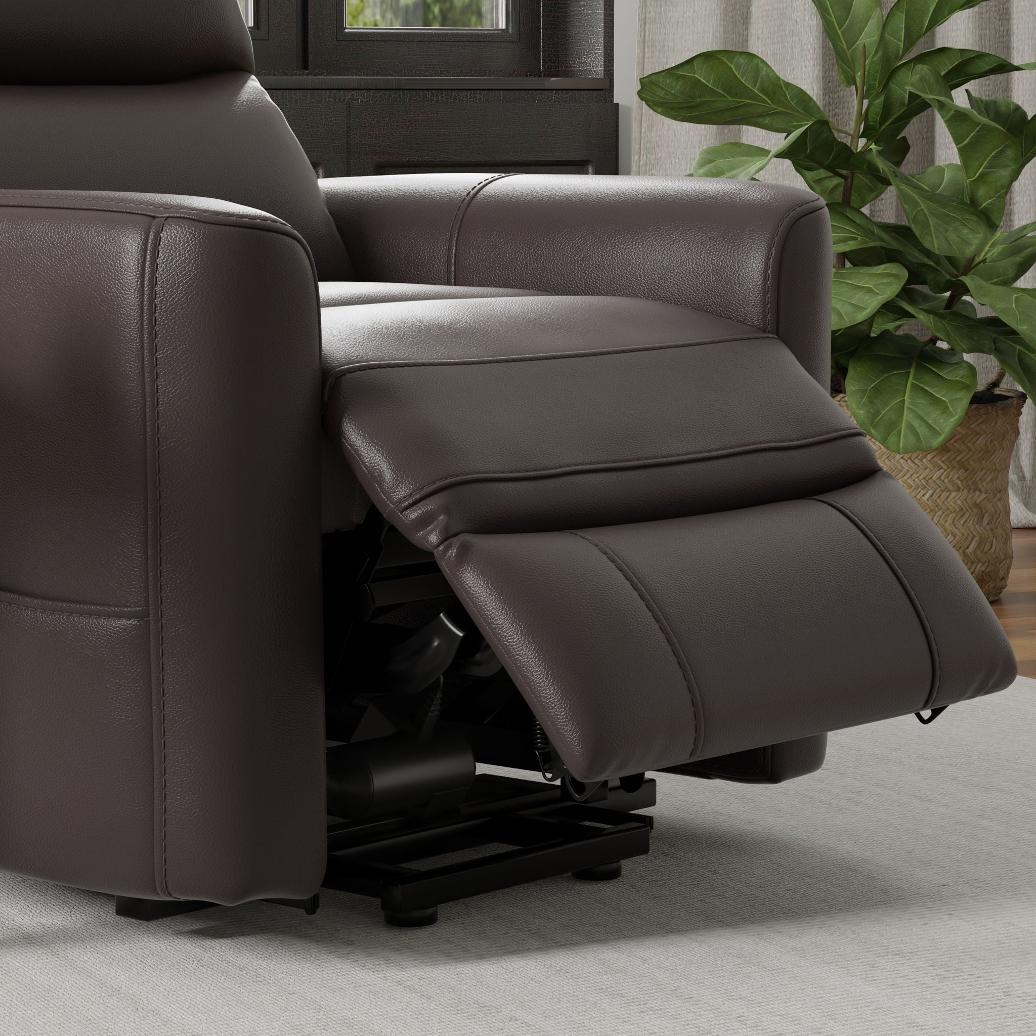 Preston Faux Leather Power Lift Recliner – view 8