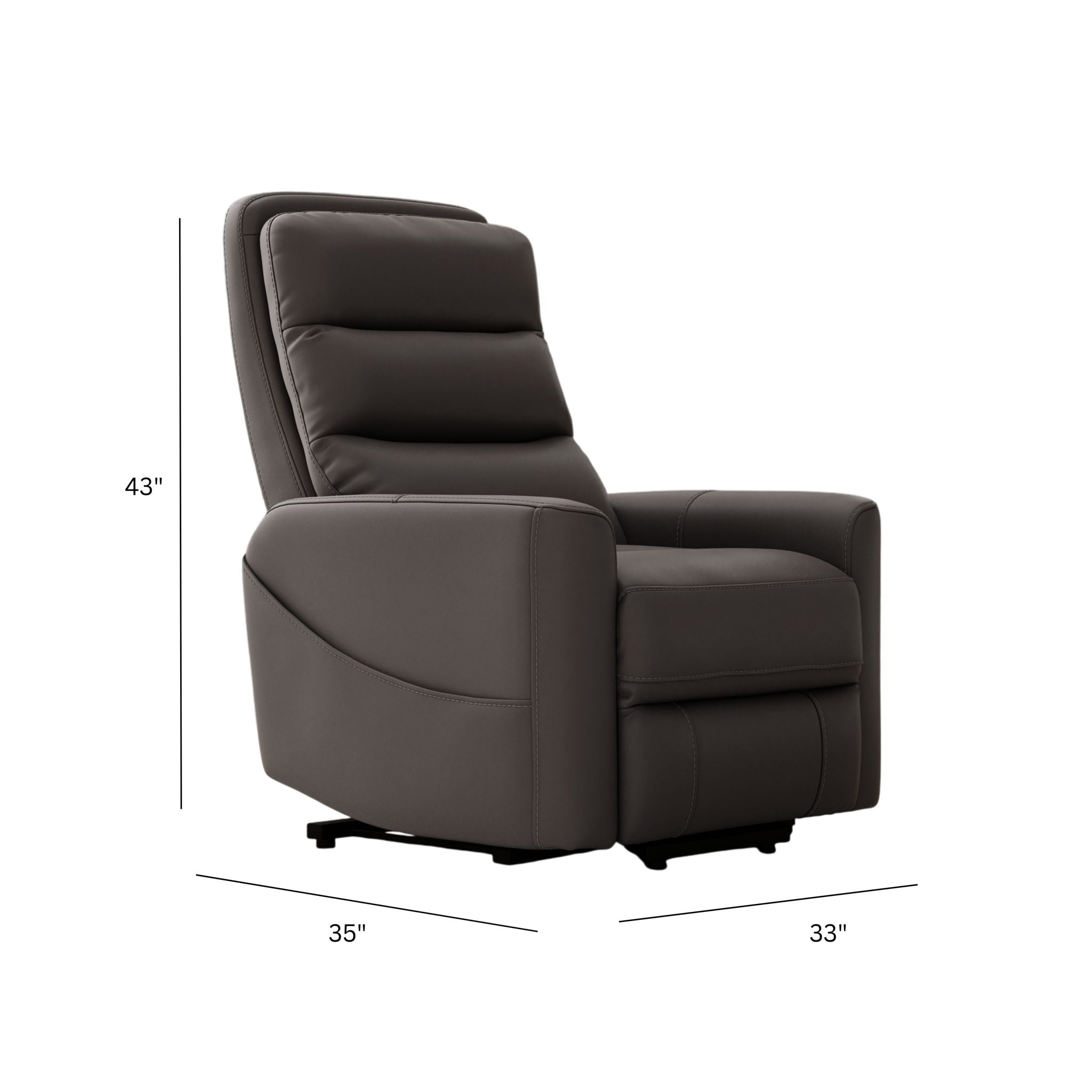 Preston Faux Leather Power Lift Recliner – view 9