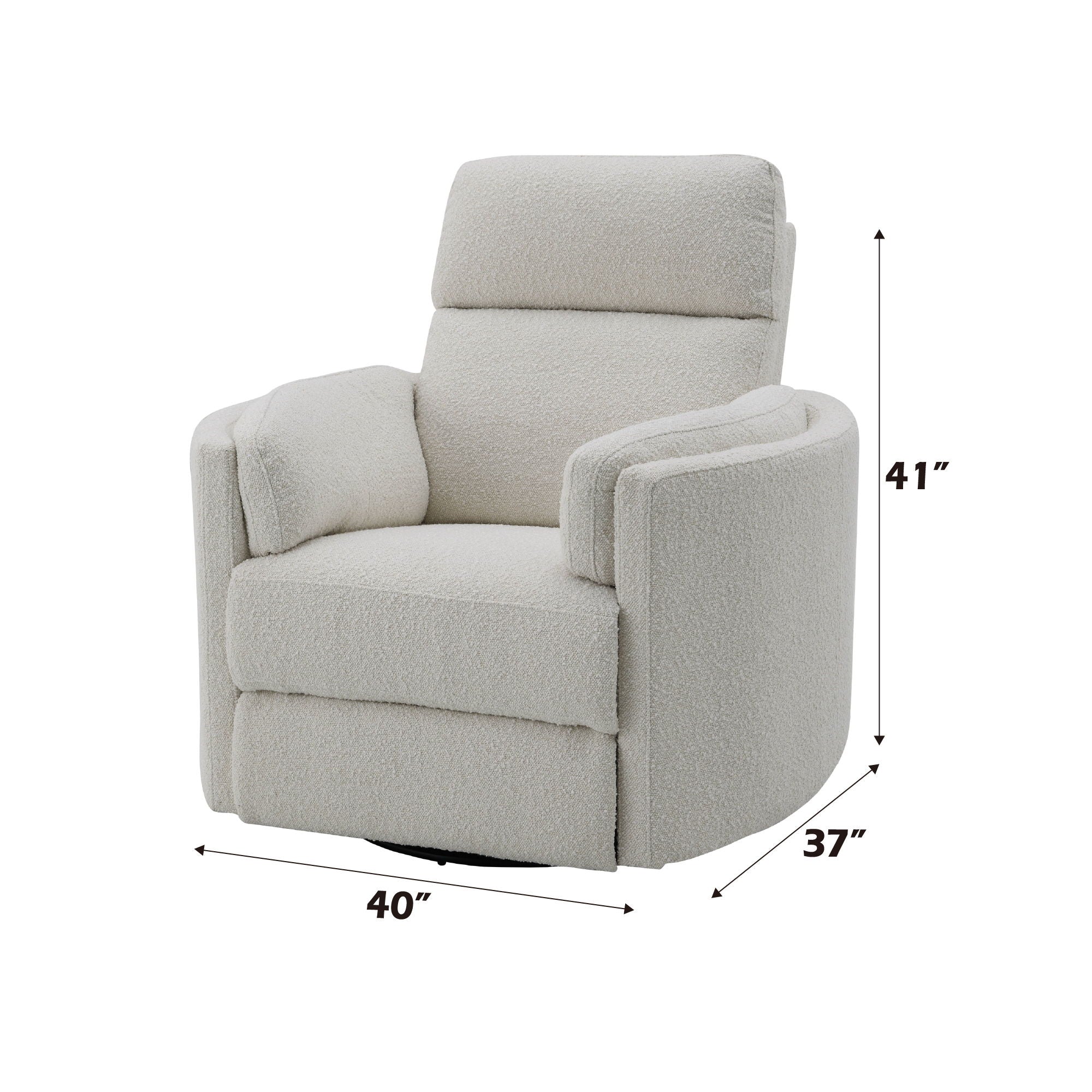 Rowan Swivel Glider Recliner Chair – view 17