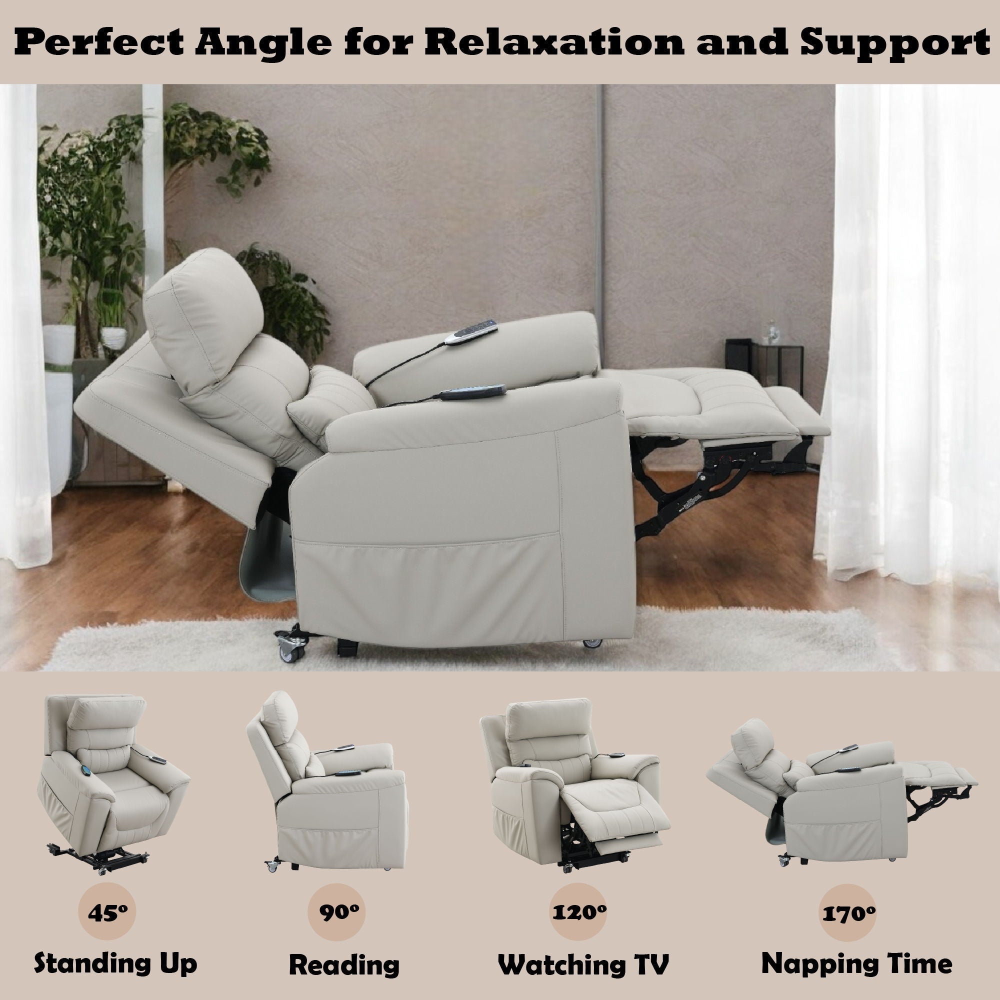 Sterling Zero Gravity Power Lift Recliner – view 5