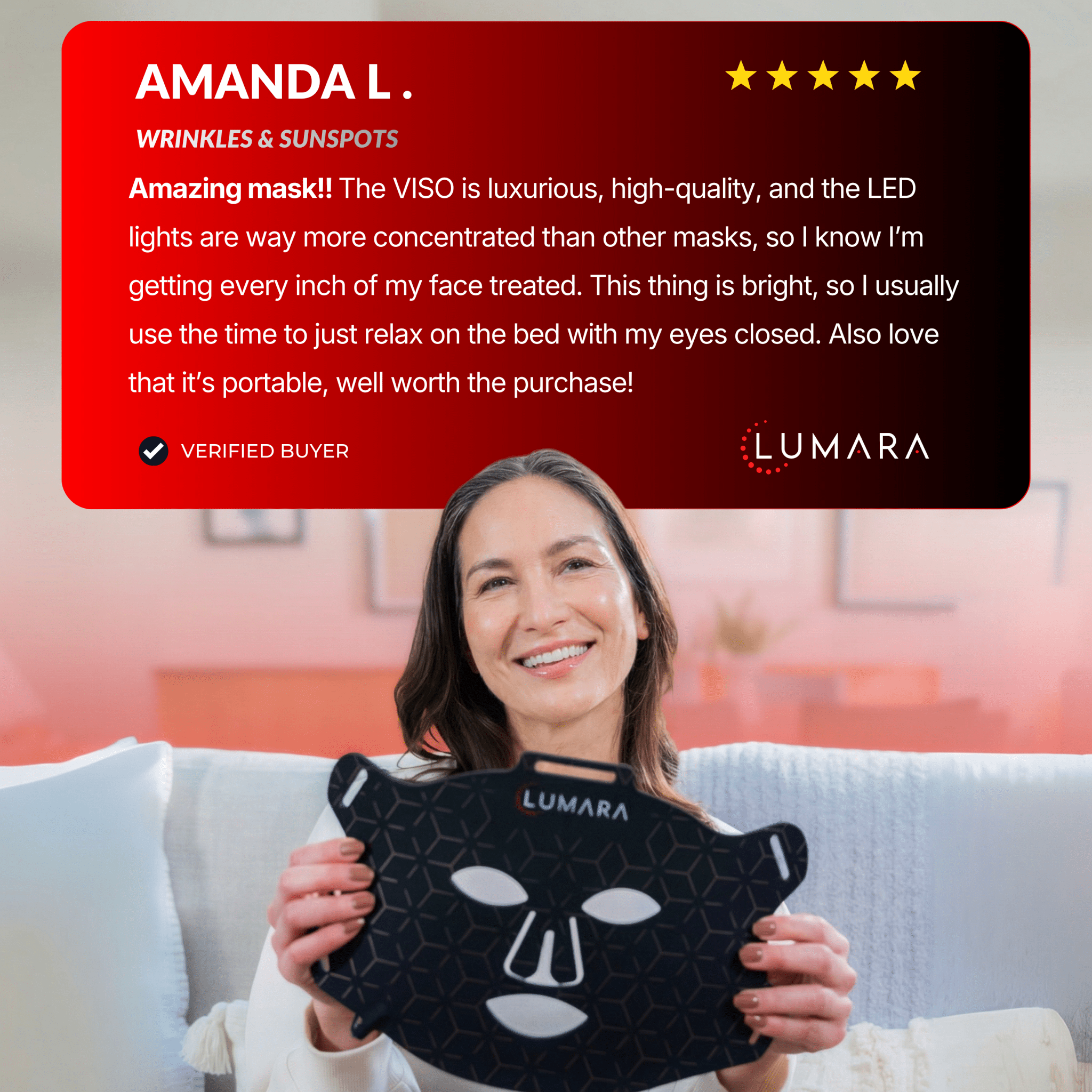 VISO Red Light Therapy Mask – view 3